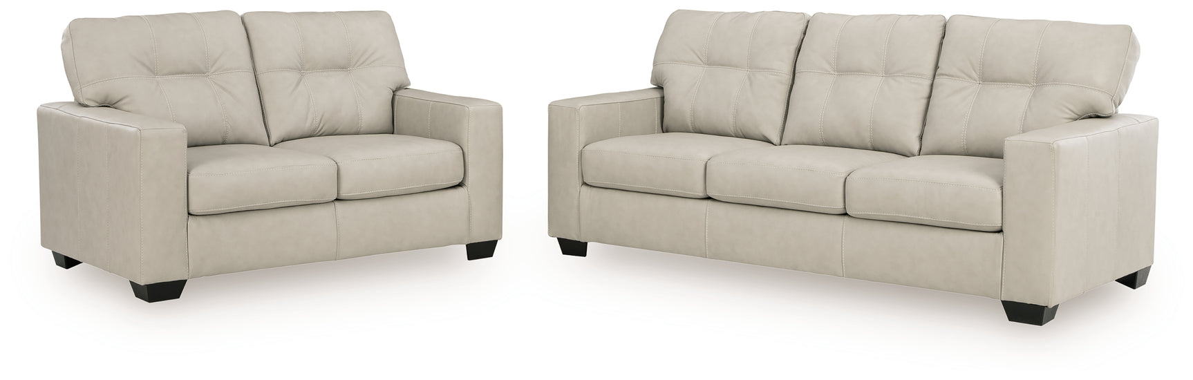 Santorine Bone Sofa and Loveseat