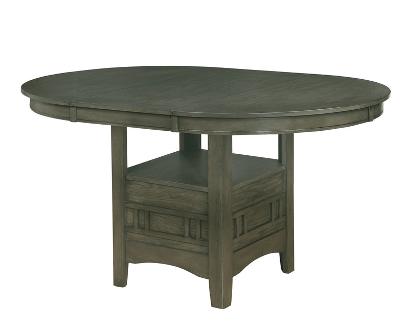 Hartwell Gray Modern Wood Oval Extendable Dining Room Set - Ella Furniture
