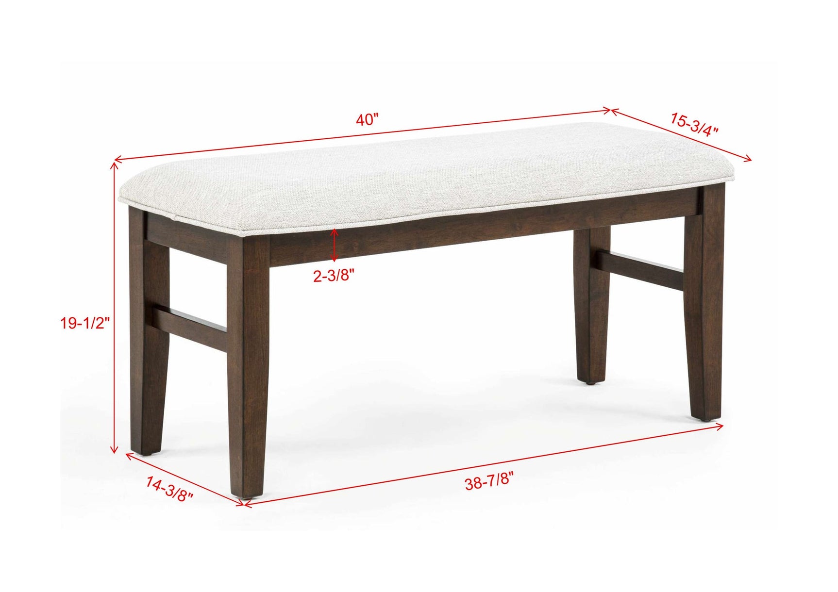 Hamil Dark Brown Dining Room Set view 12