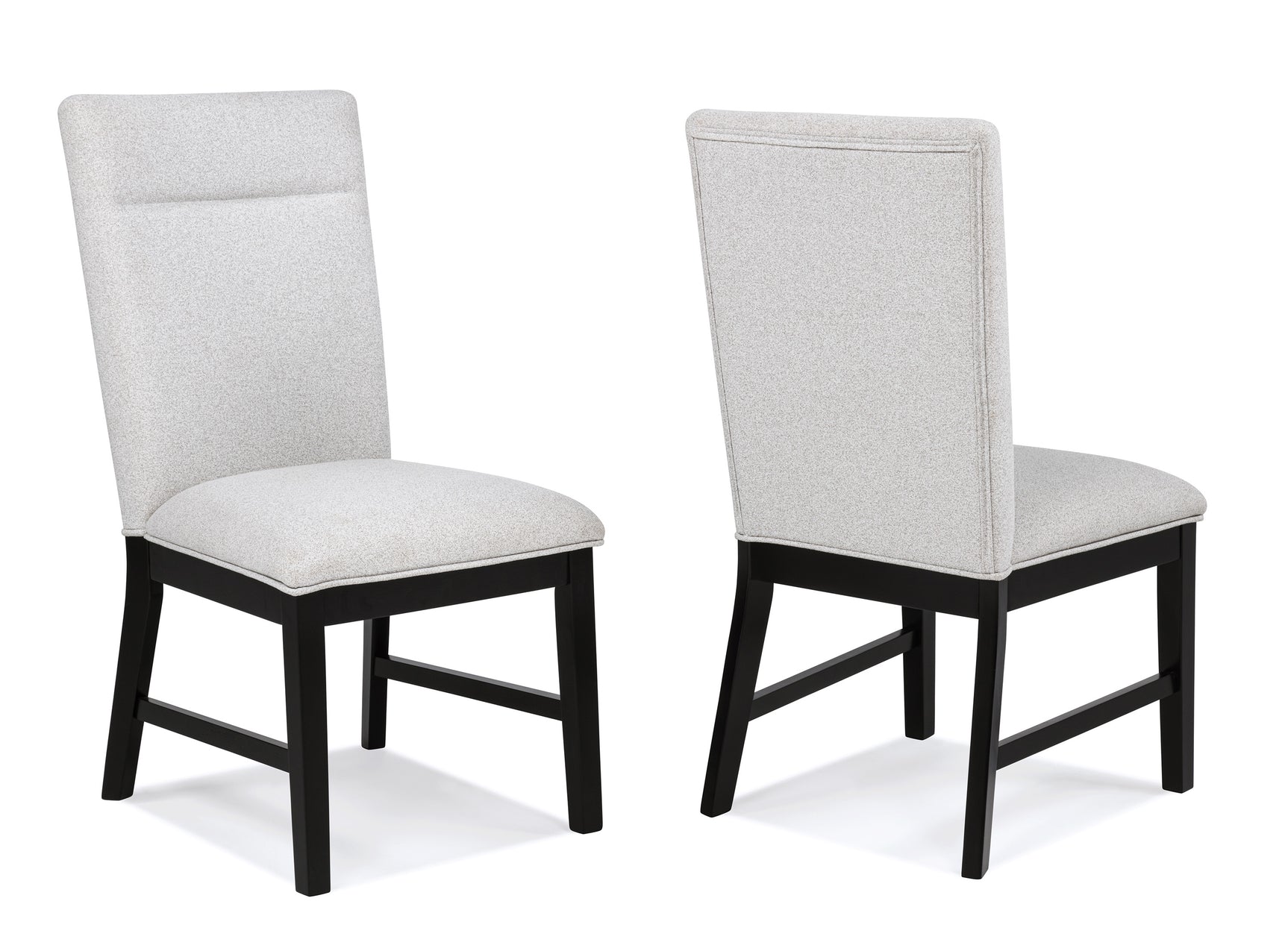 Sebastian Light Gray Black Rectangular Dining Room Set