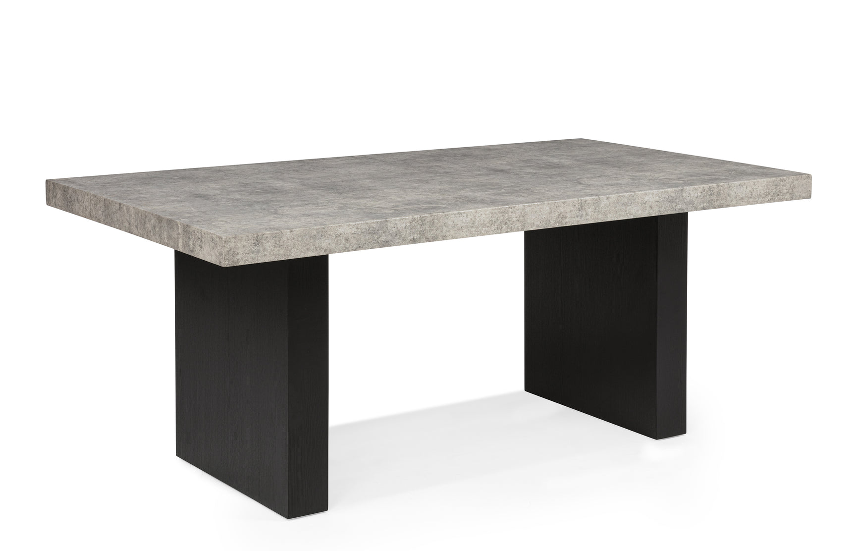 Sebastian Light Gray Black Rectangular Dining Room Set