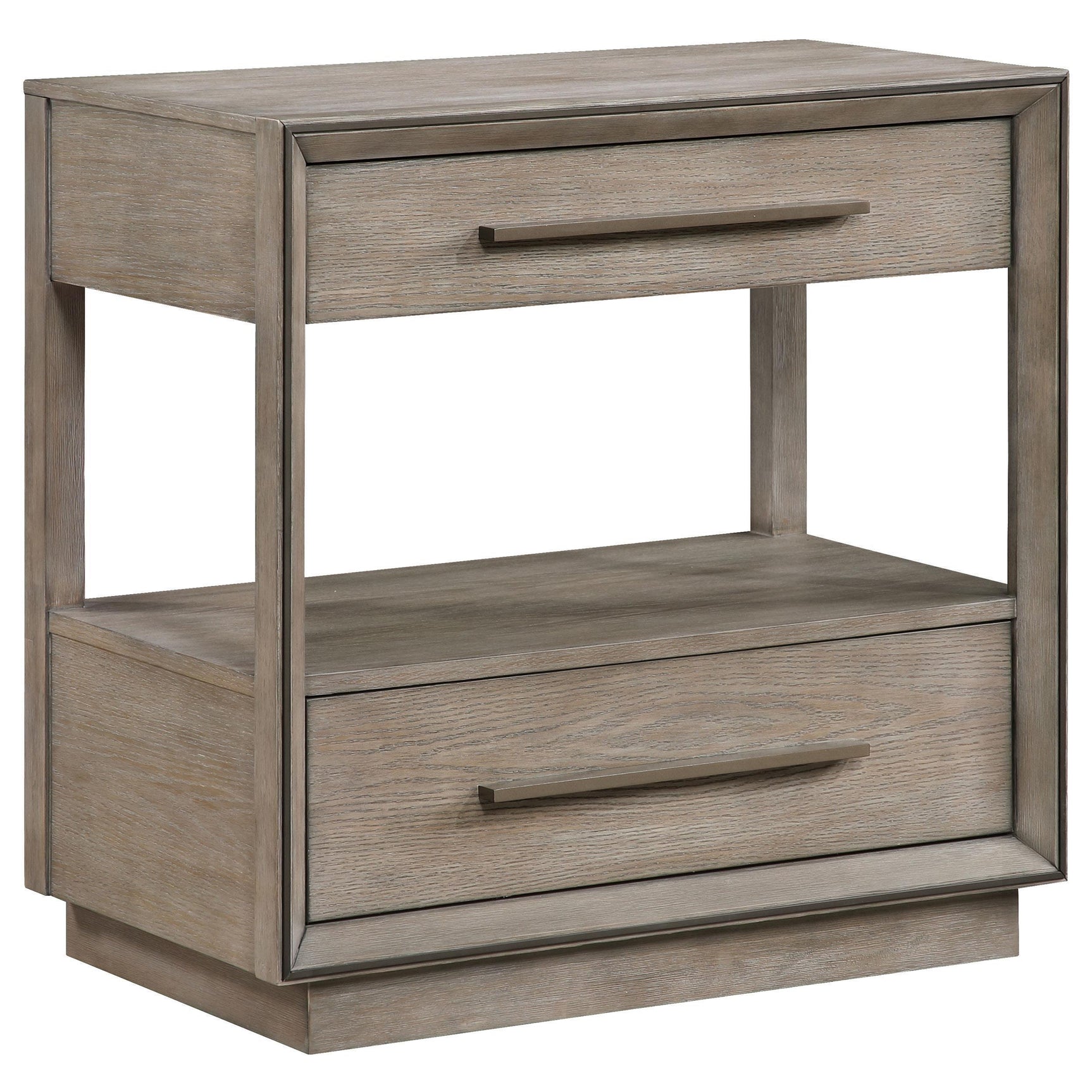 DURANGO COLLECTION Durango 2-drawer Nightstand Bedide Table Washed Oak 223272