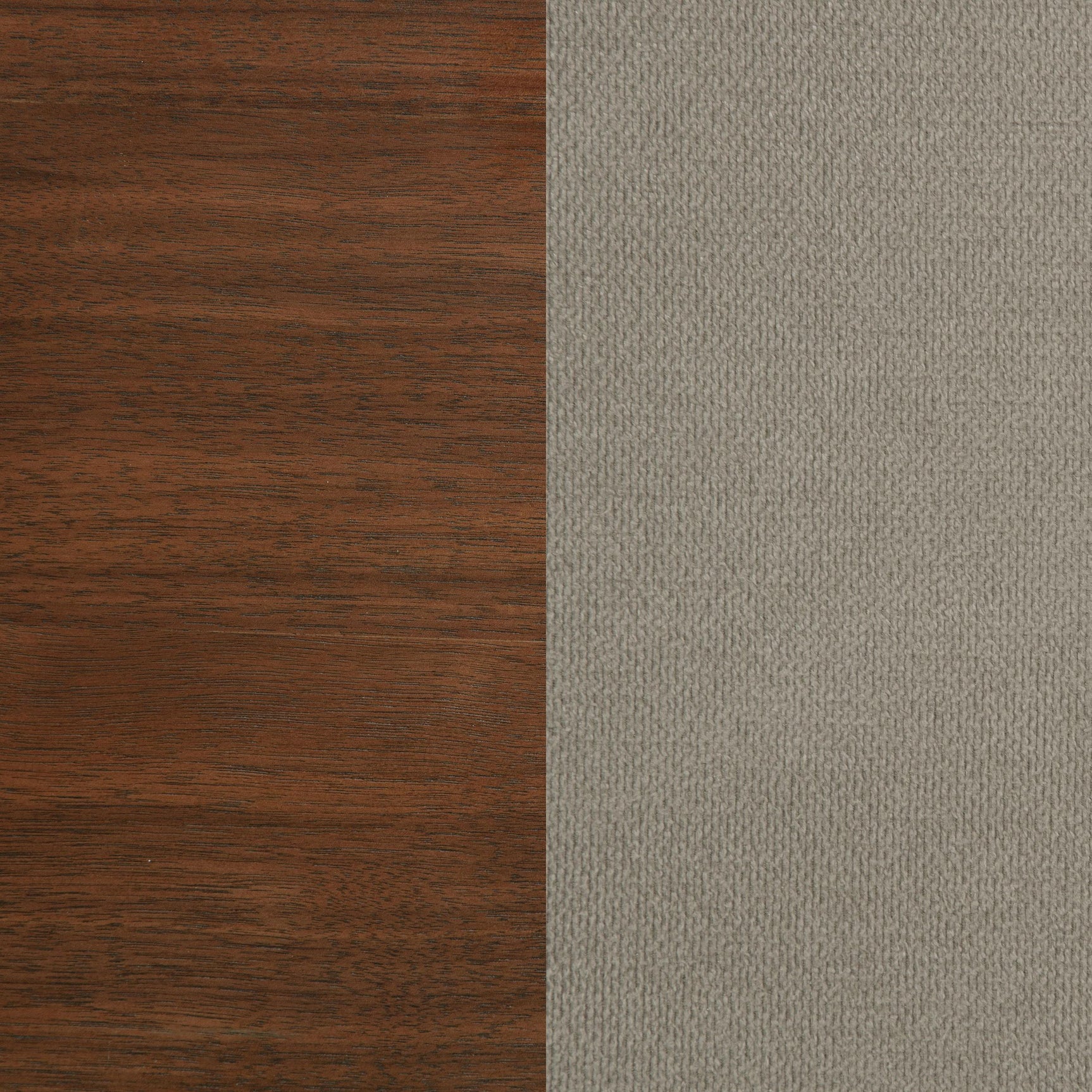 Maderia 57-inch Upholstered King Panel Bed Walnut