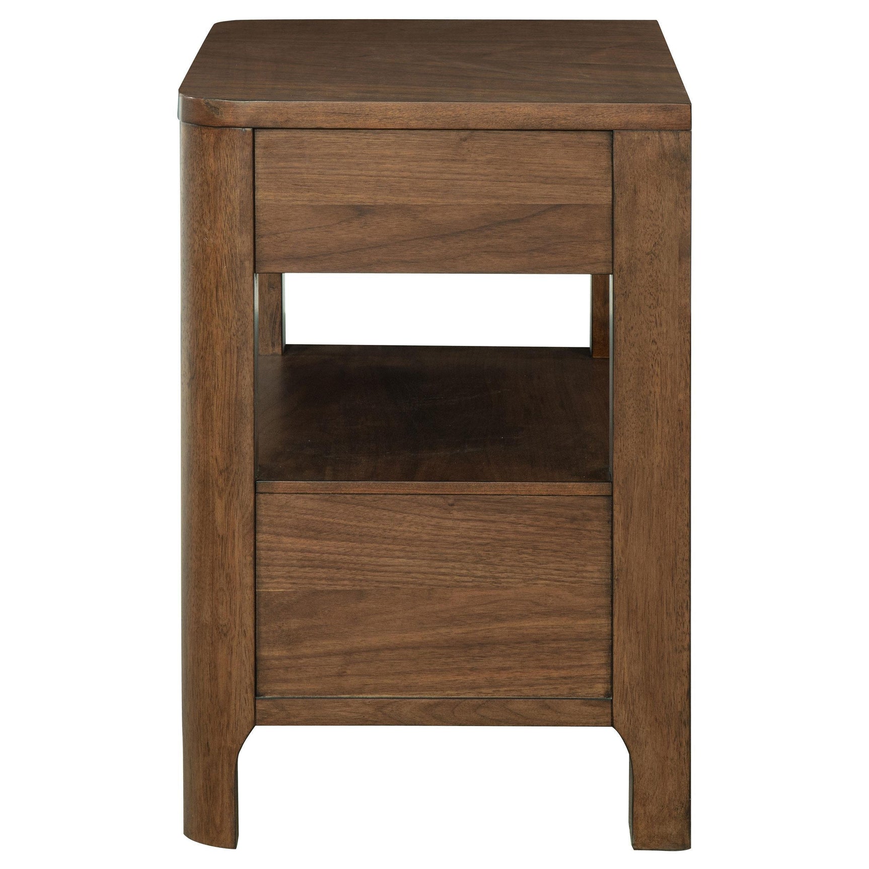 Maderia 2-drawer Nightstand Bedide Table Walnut