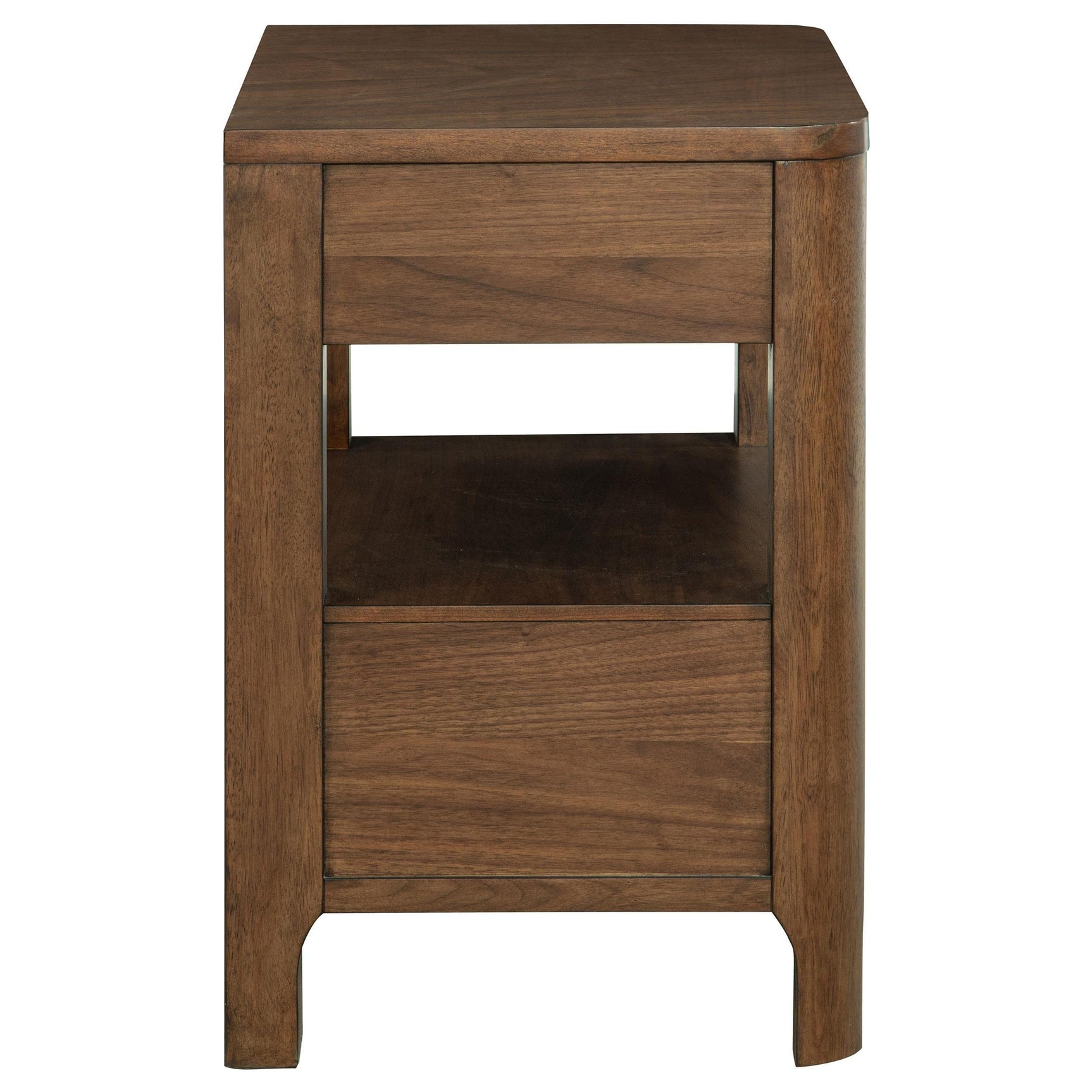 Maderia 2-drawer Nightstand Bedide Table Walnut