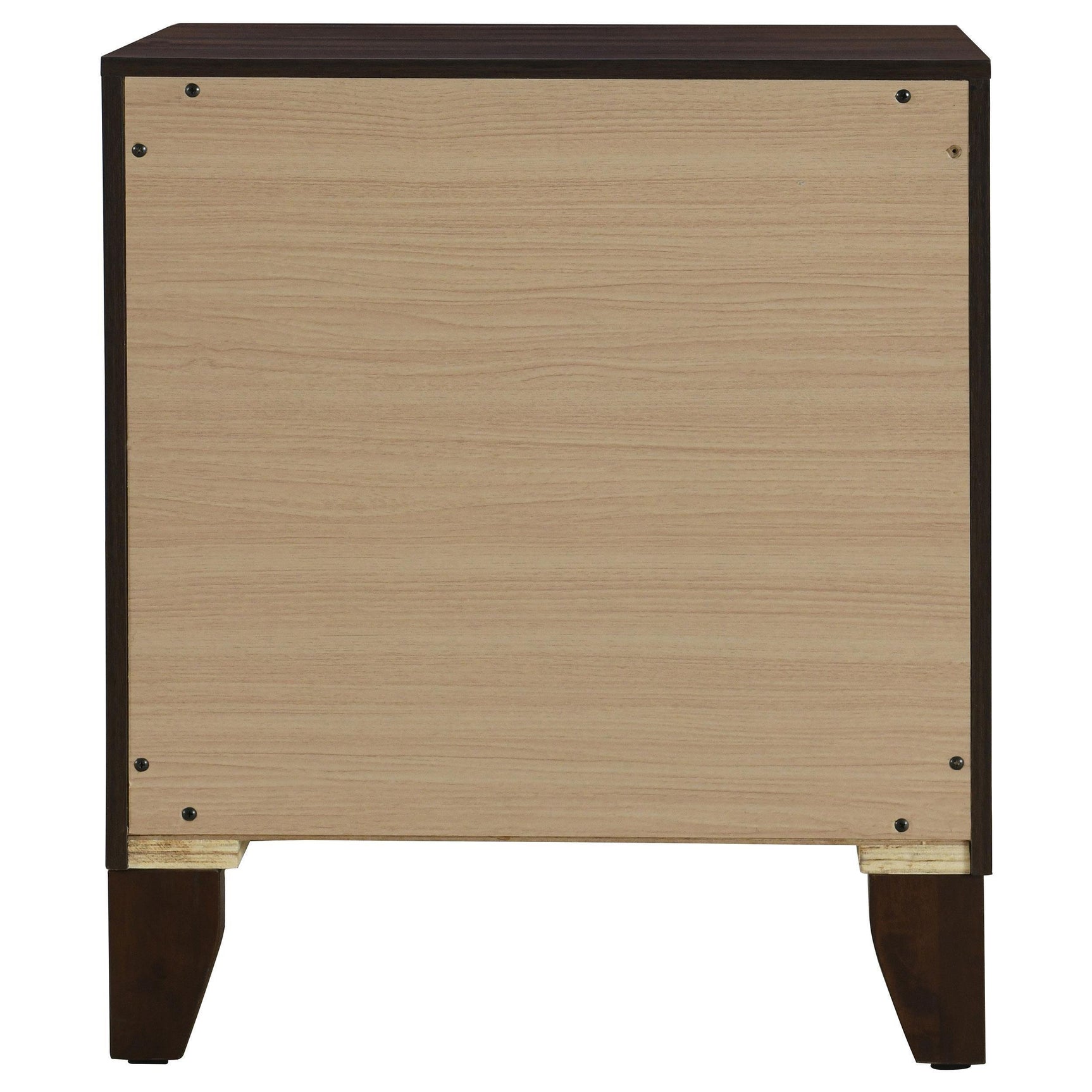 Welsley 2-drawer Nightstand Bedide Table Walnut