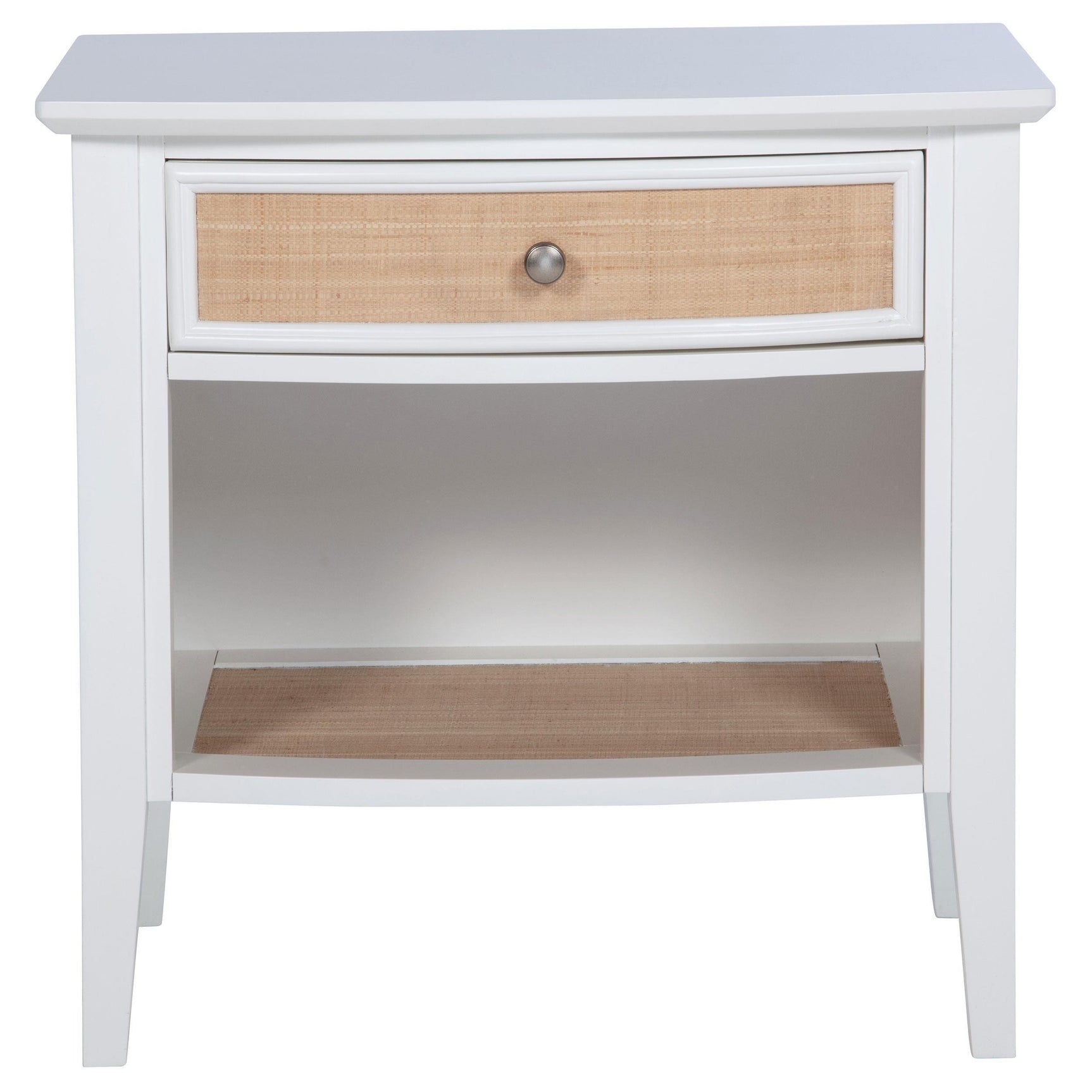 Bexhill 1-drawer Nightstand Bedide Table White