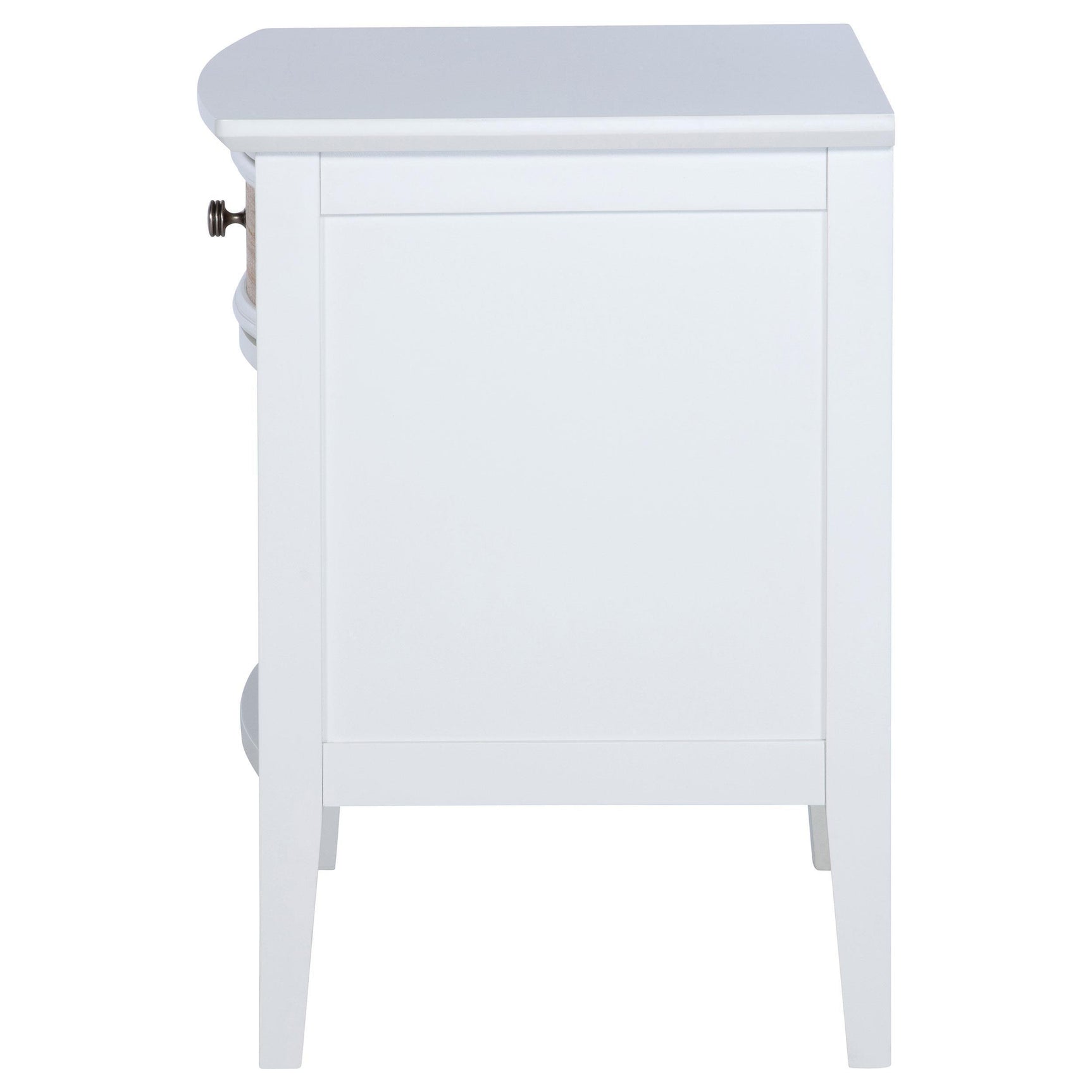 Bexhill 1-drawer Nightstand Bedide Table White