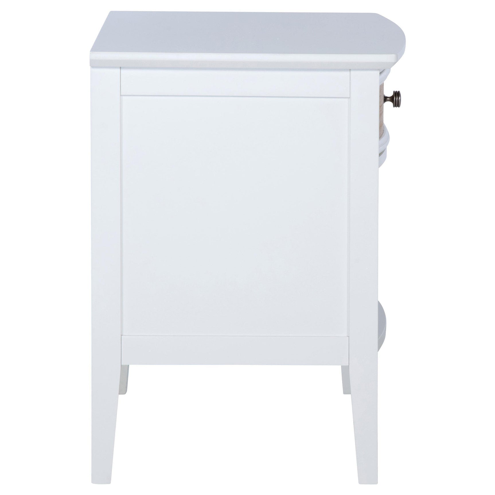 Bexhill 1-drawer Nightstand Bedide Table White