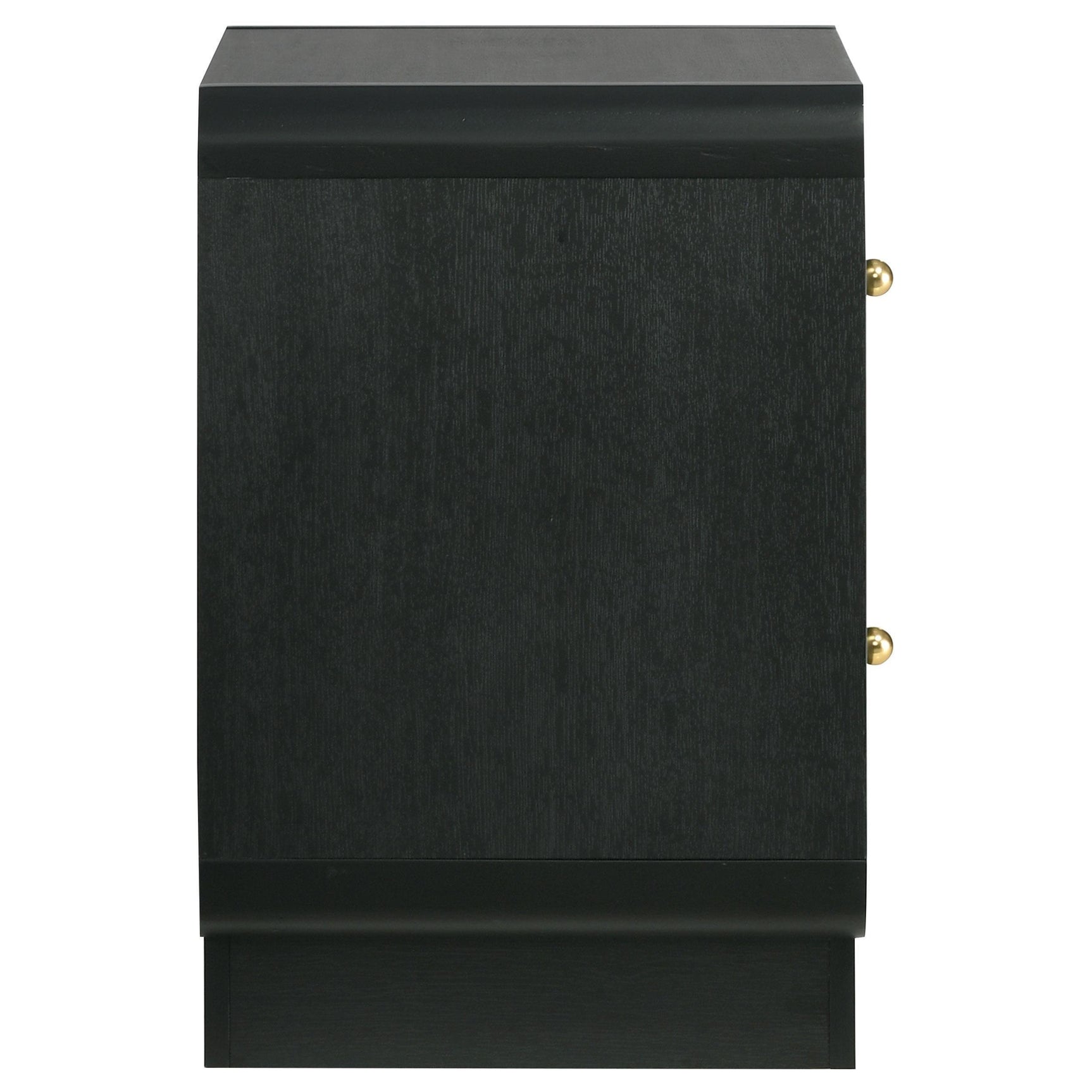 Cavelle 2-drawer Nightstand Bedide Table Black