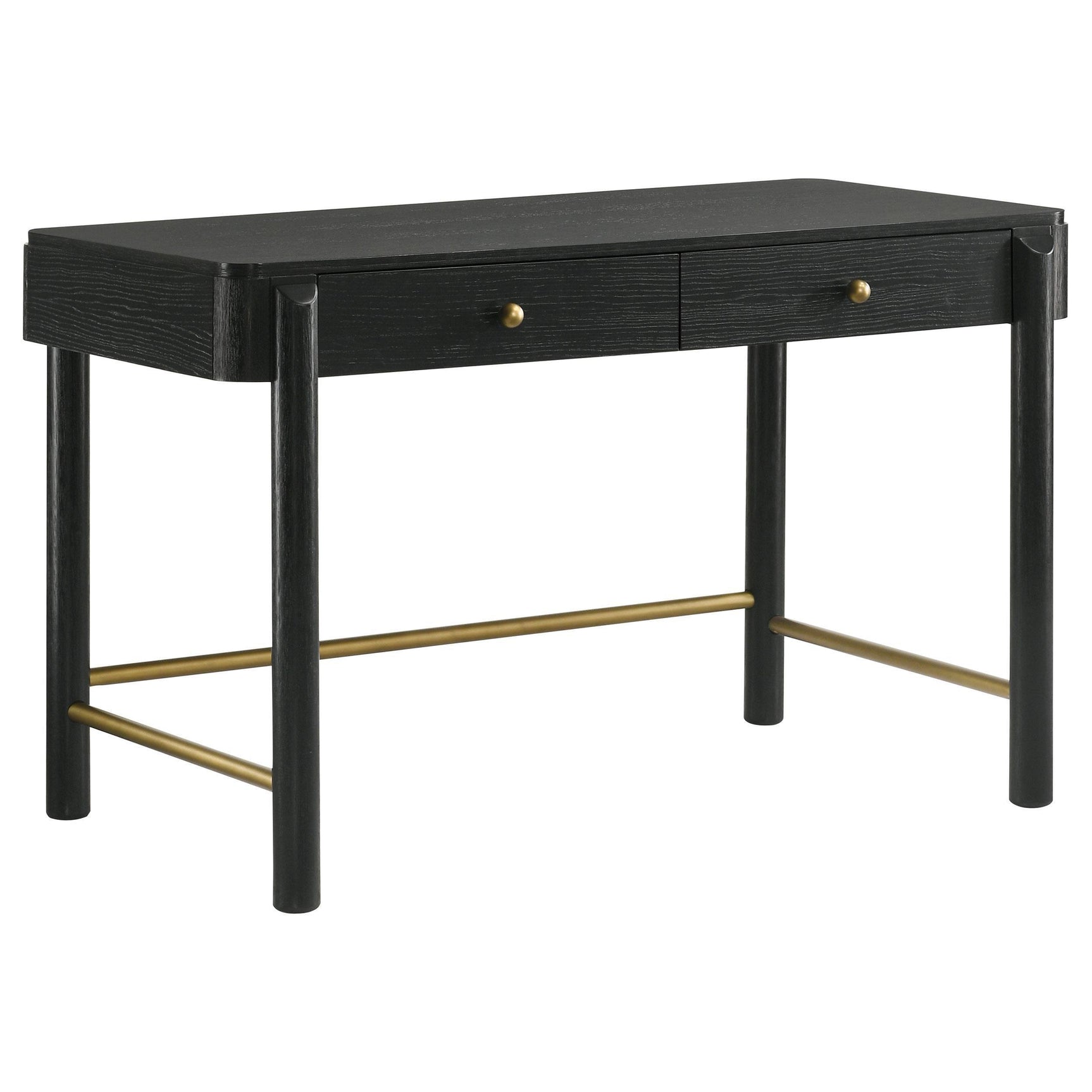Arini Arini 2-Piece Makeup Vanity Table Mirror Set Black 224337-SET