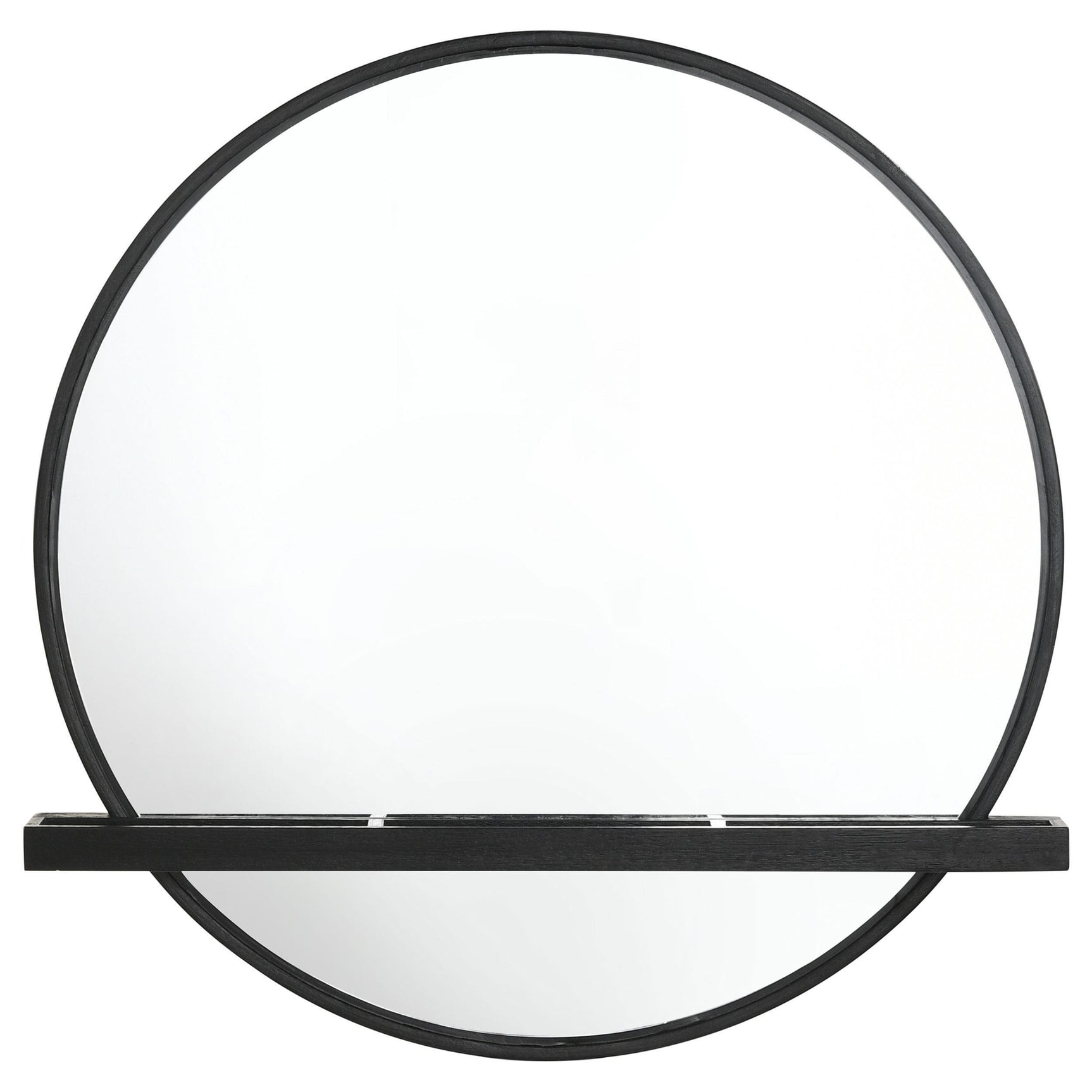 Arini Arini 2-Piece Makeup Vanity Table Mirror Set Black 224337-SET