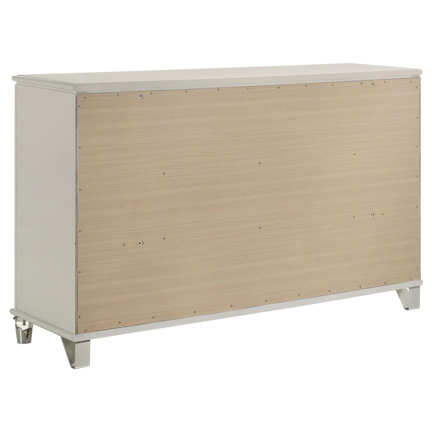 Olivia 6 Drawer Dresser Cabinet Pearl White