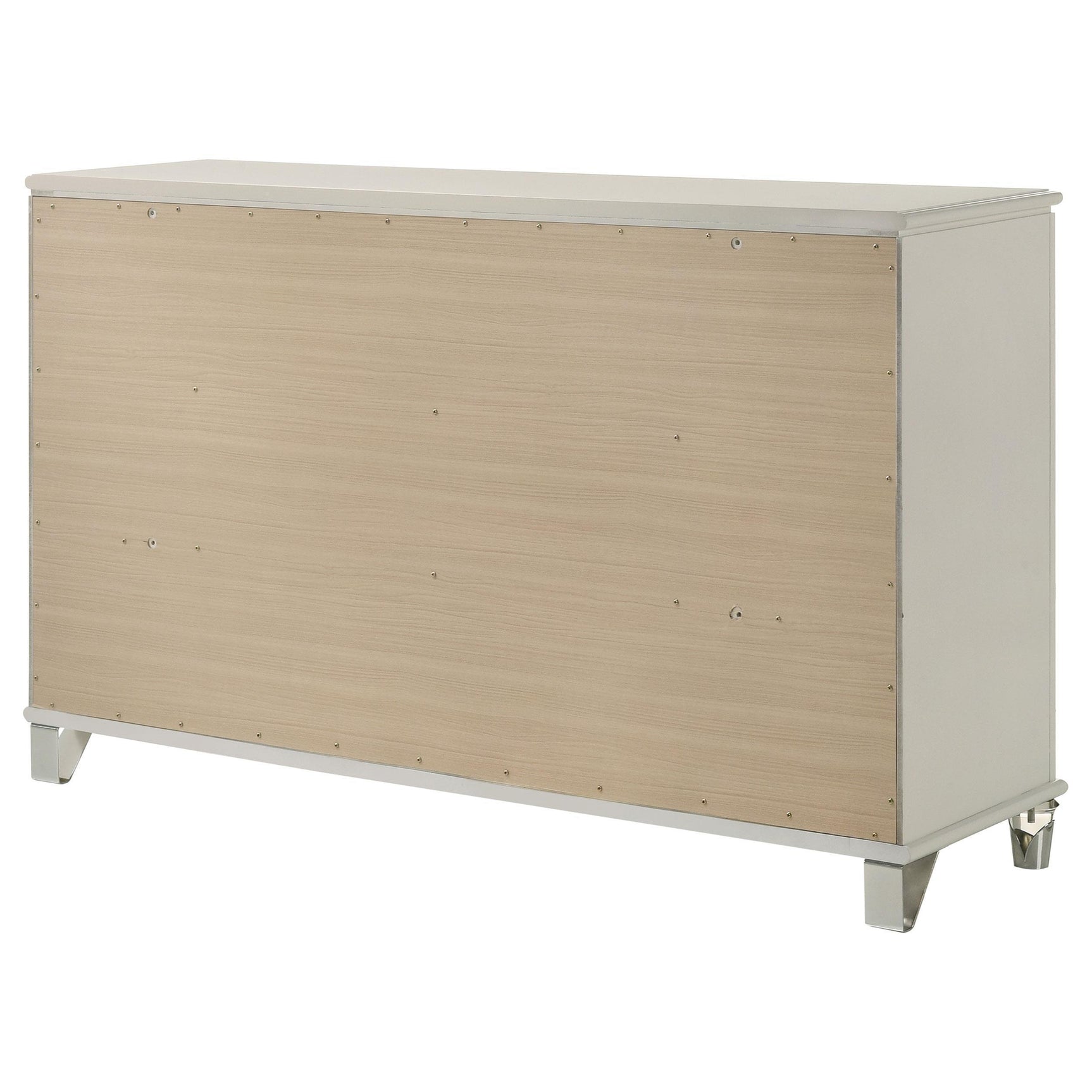 Olivia 6 Drawer Dresser Cabinet Pearl White