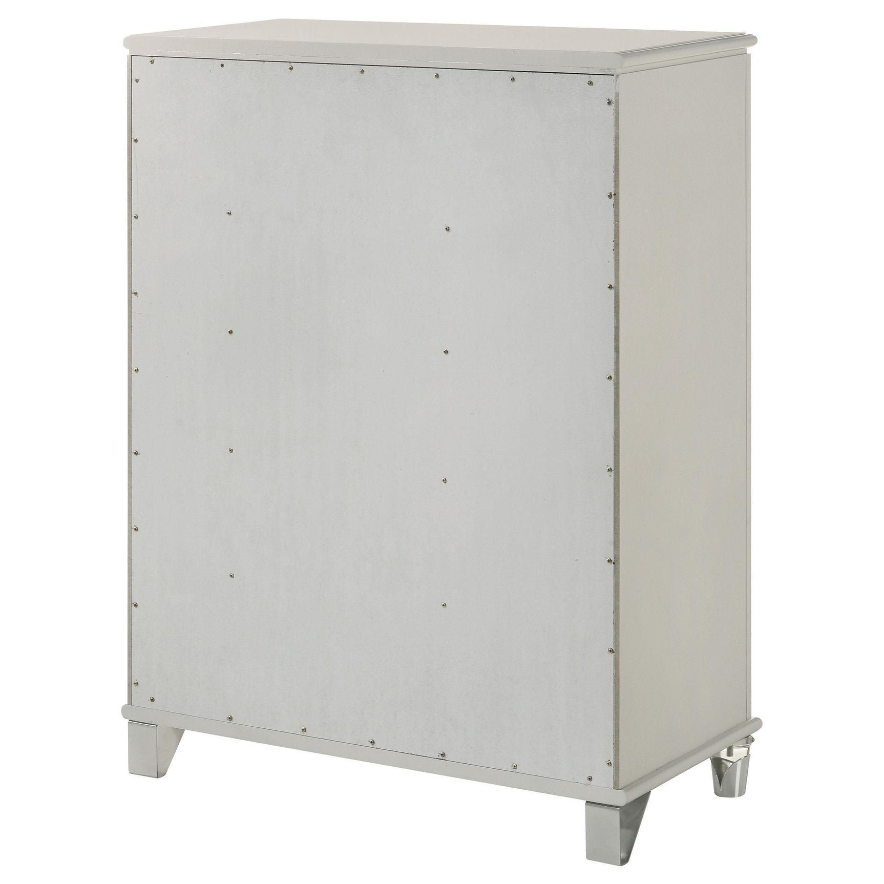 Olivia 5 Drawer Bedroom Chest Of Drawers Pearl White