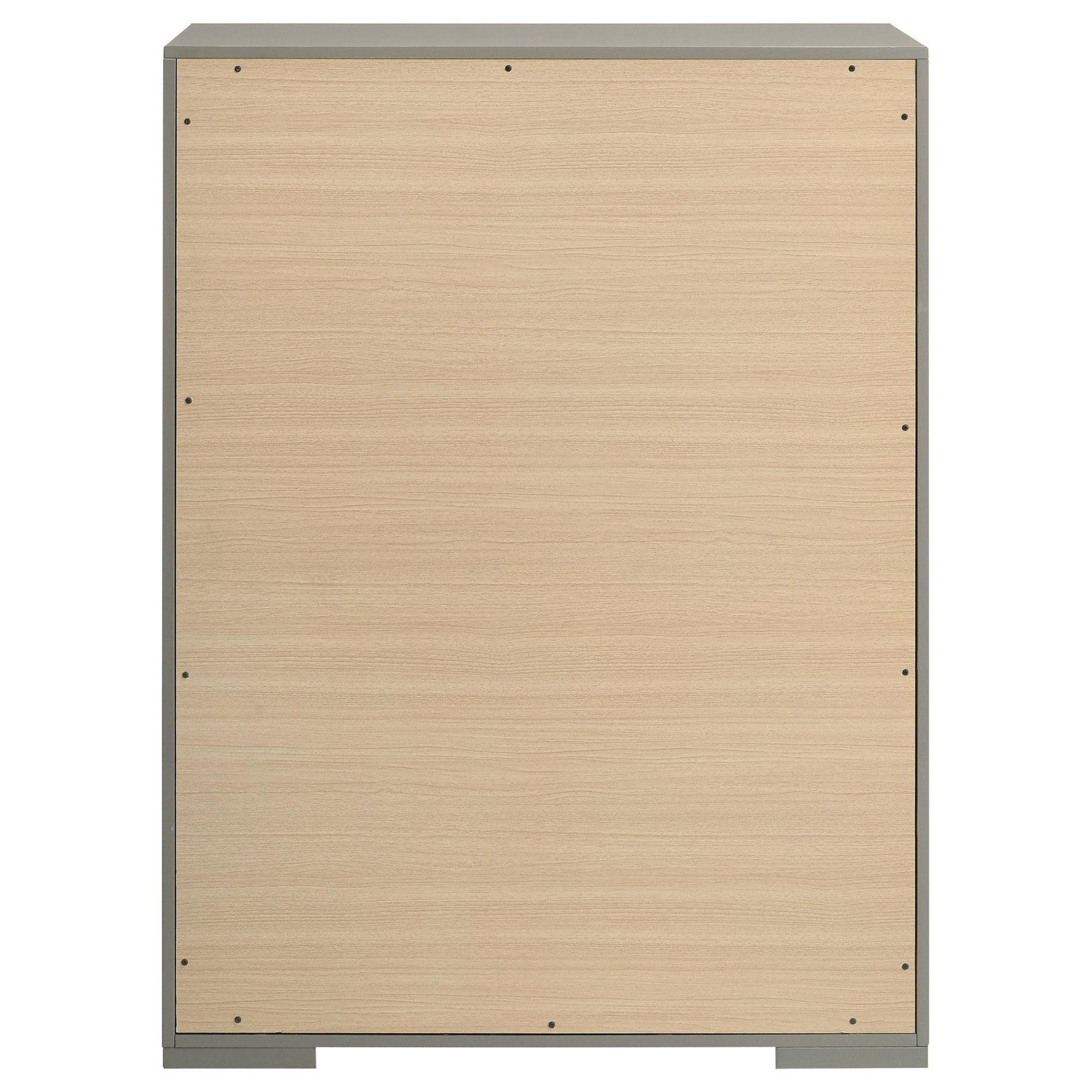 Ives 5 Drawer Bedroom Chest Of Drawers Gray High Gloss
