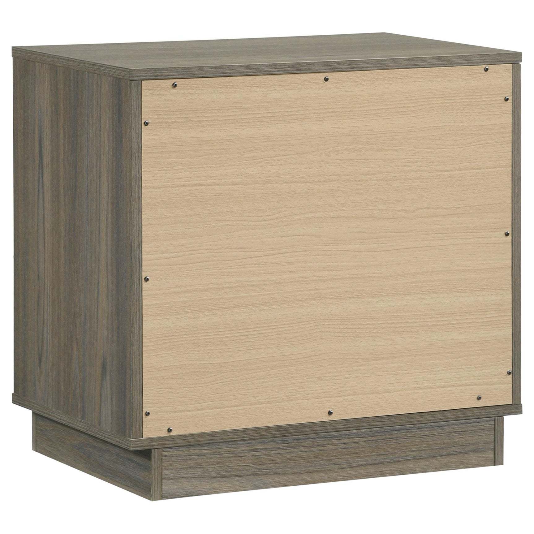 Fenwick 2-drawer Nightstand Bedide Table Gray Oak 224982