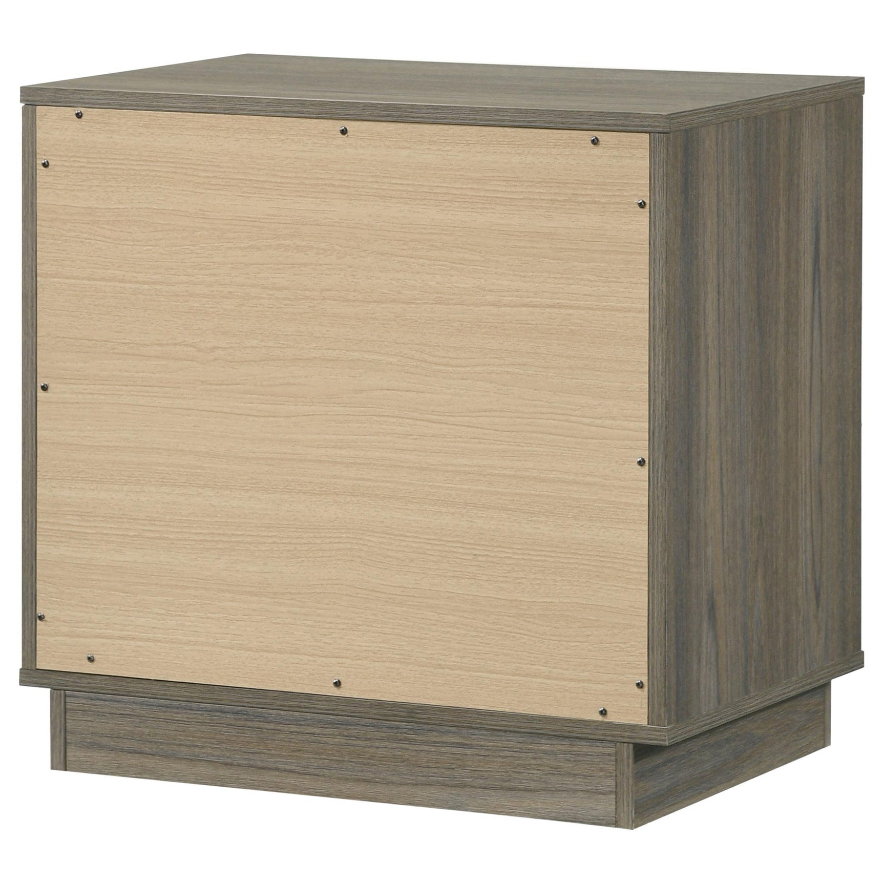 Fenwick 2-drawer Nightstand Bedide Table Gray Oak 224982