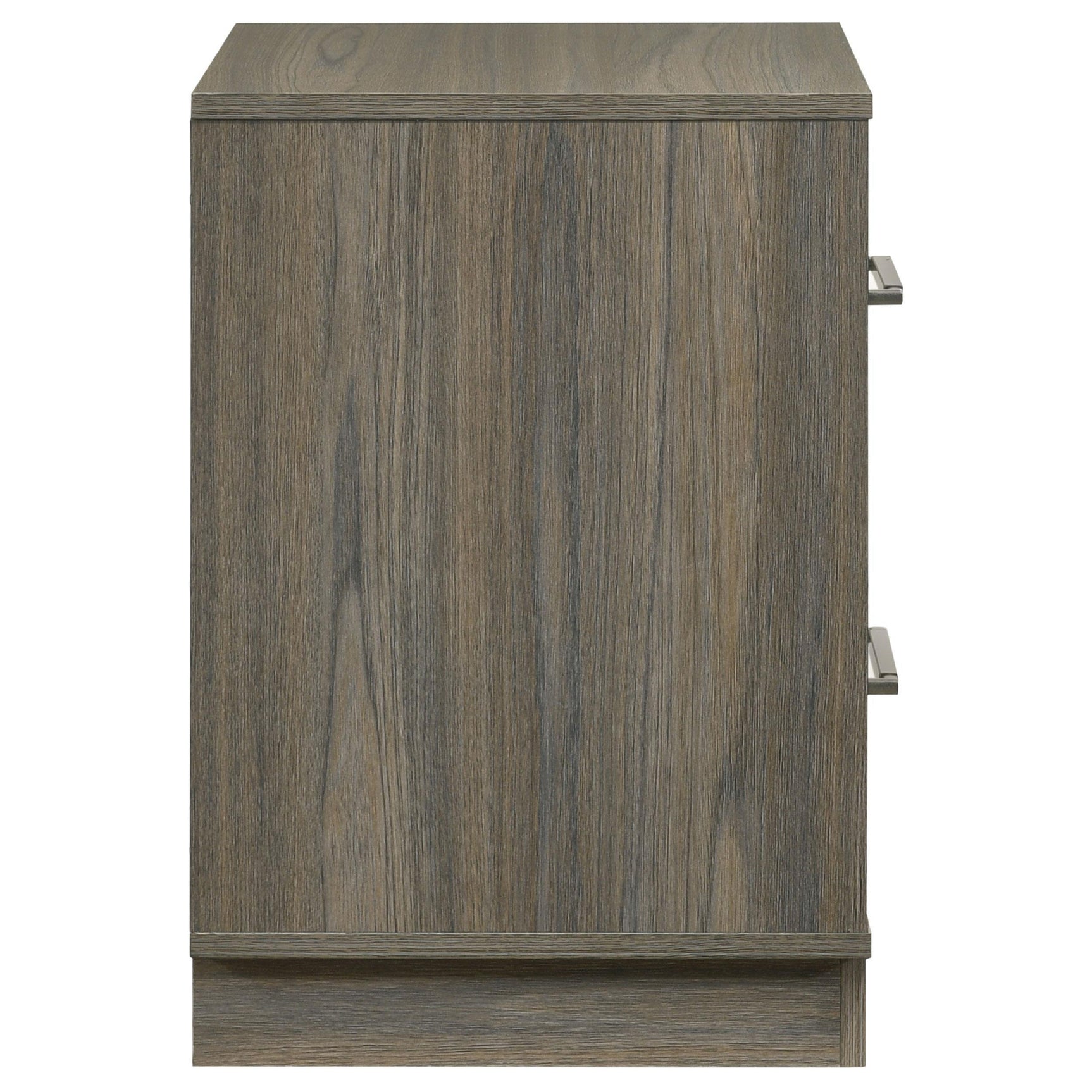 Fenwick 2-drawer Nightstand Bedide Table Gray Oak 224982