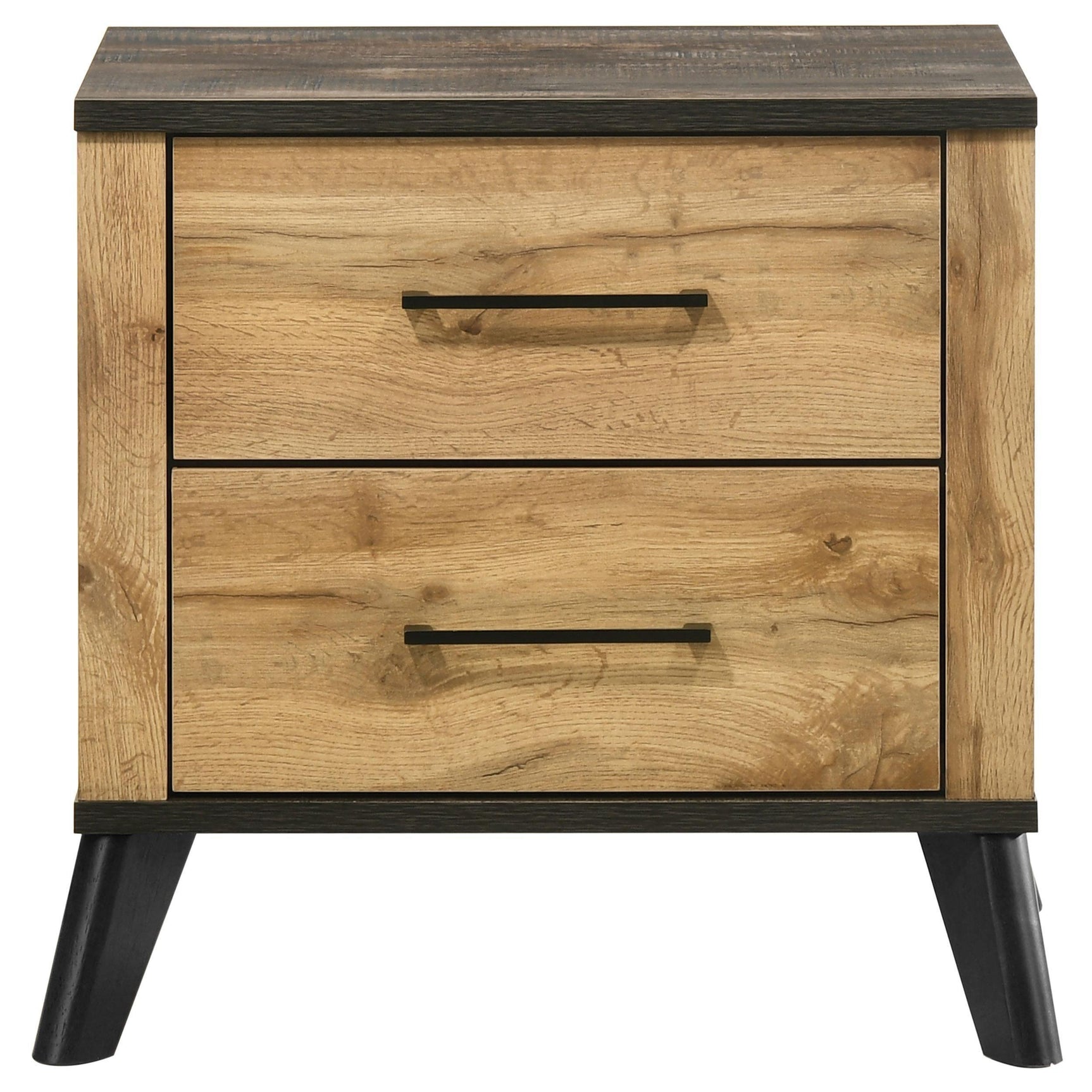 Kaywood 2-drawer Nightstand Bedide Table Natural Pine