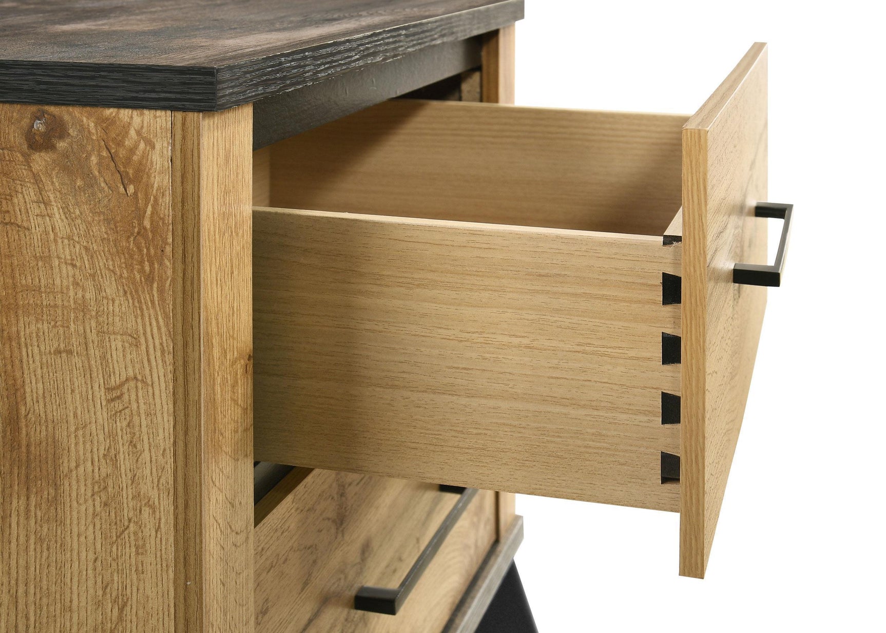 Kaywood 2-drawer Nightstand Bedide Table Natural Pine