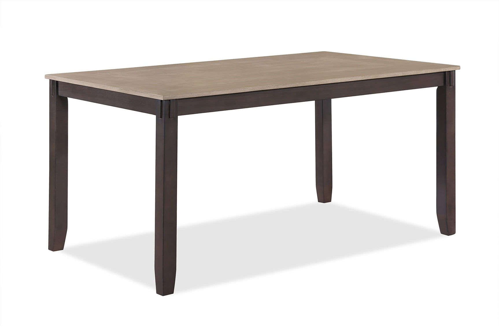 Branson Beige Brown Fabric Upholstered Dining Room Set