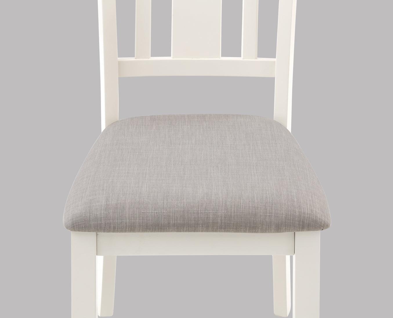 Rowan Chalk Gray Transitional Modern Wood 6-Piece Dining Room Set - Ella Furniture
