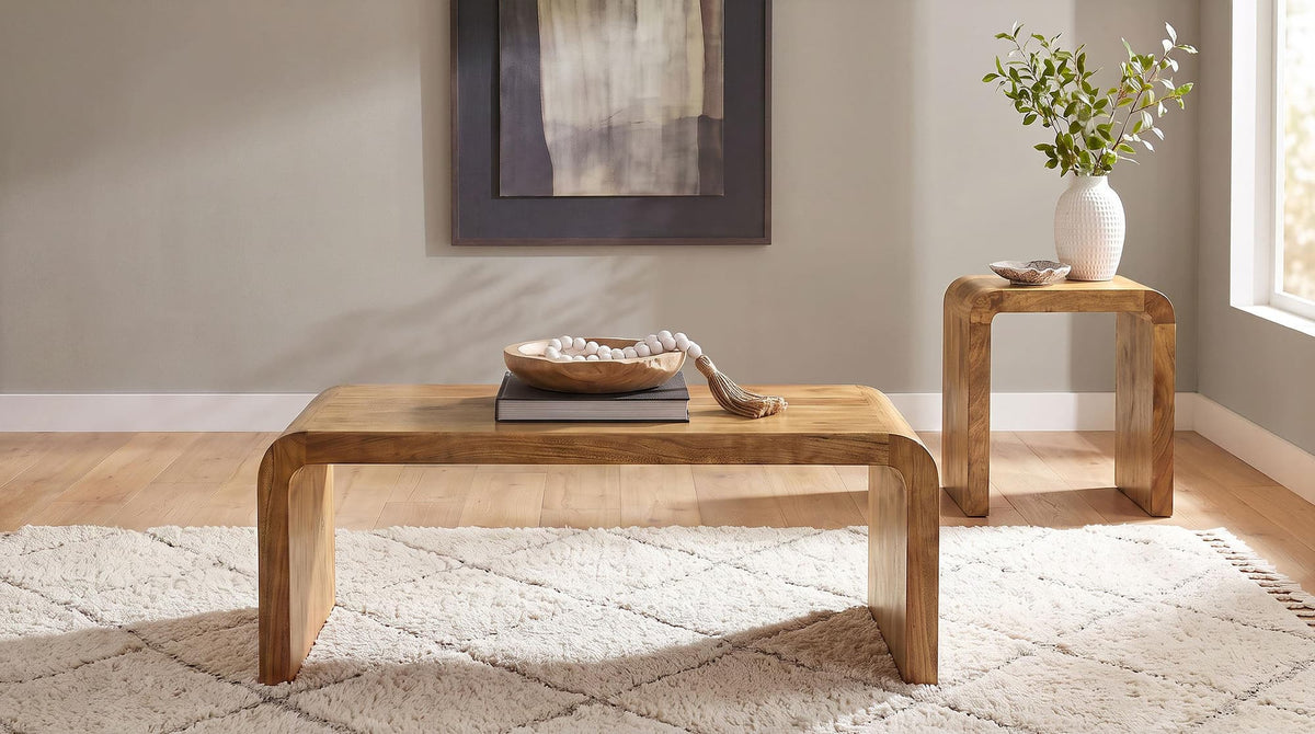 Booker Rectangular Mango Wood Coffee Table Natural — product image 7