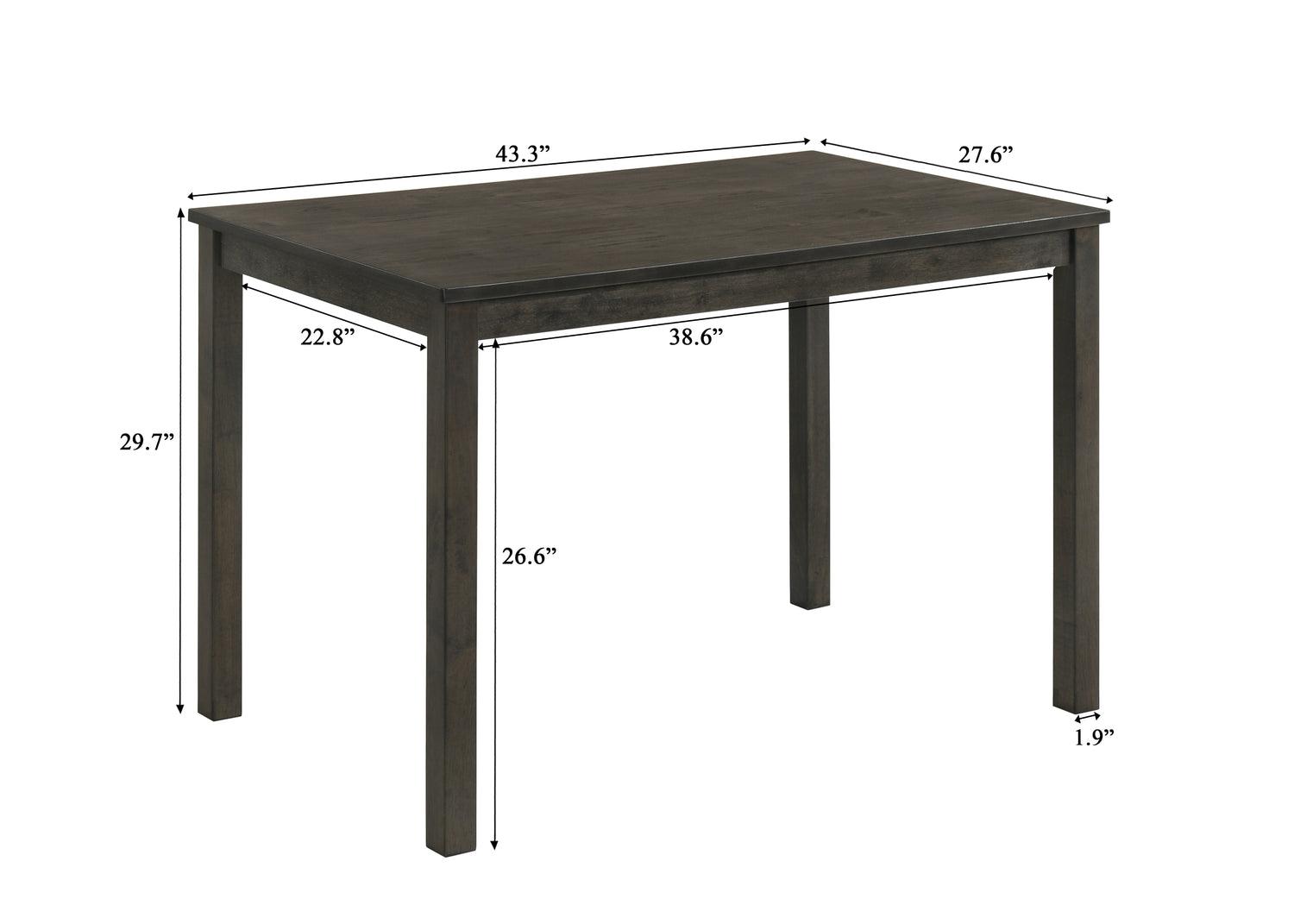 Melshire Brown Gray Rectangular Dining Room Set