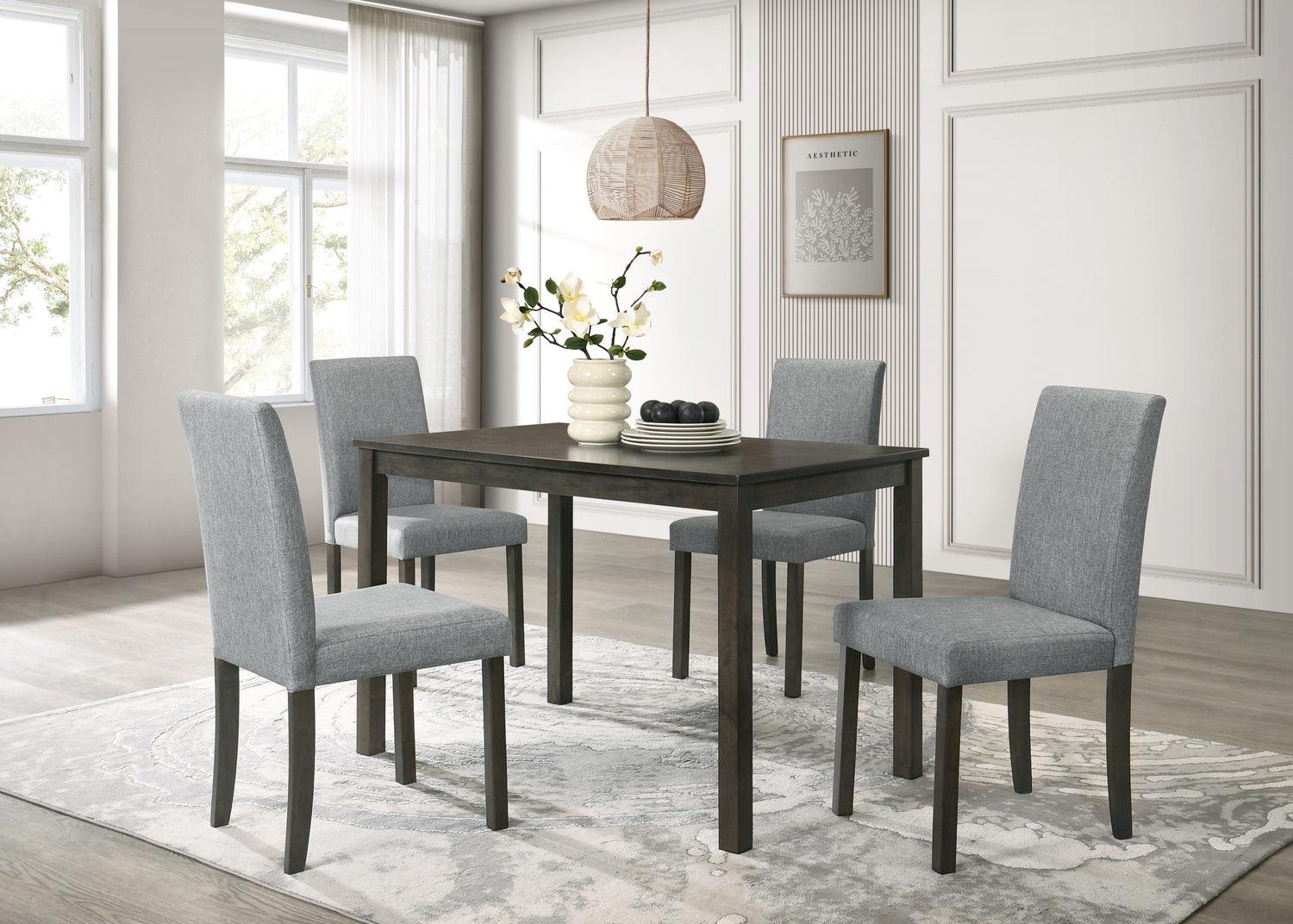Melshire Brown Gray Rectangular Dining Room Set
