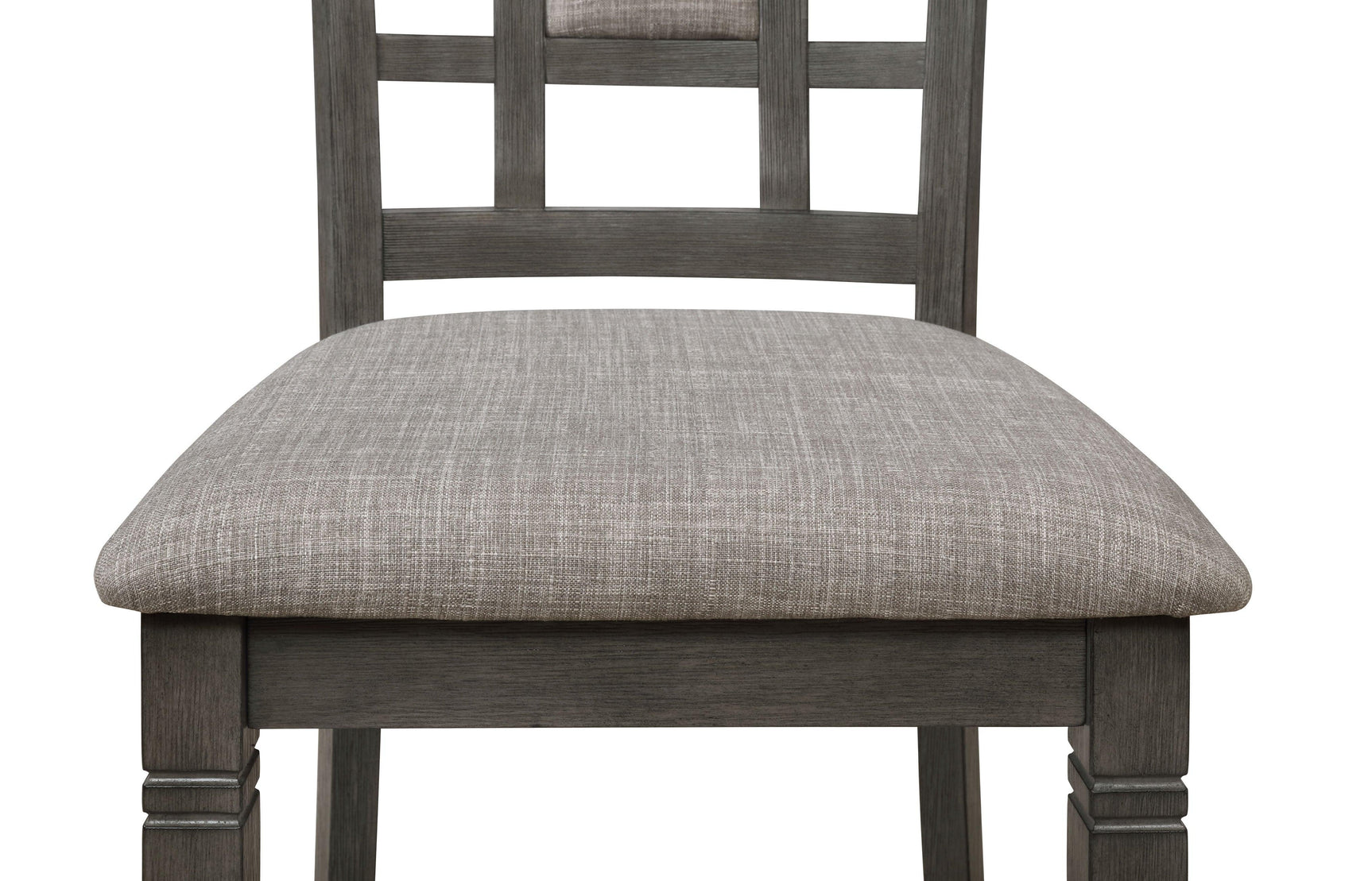 Paige Gray Contemporary Modern Wood Rectangular 6-Piece Dining Room Set - Ella Furniture