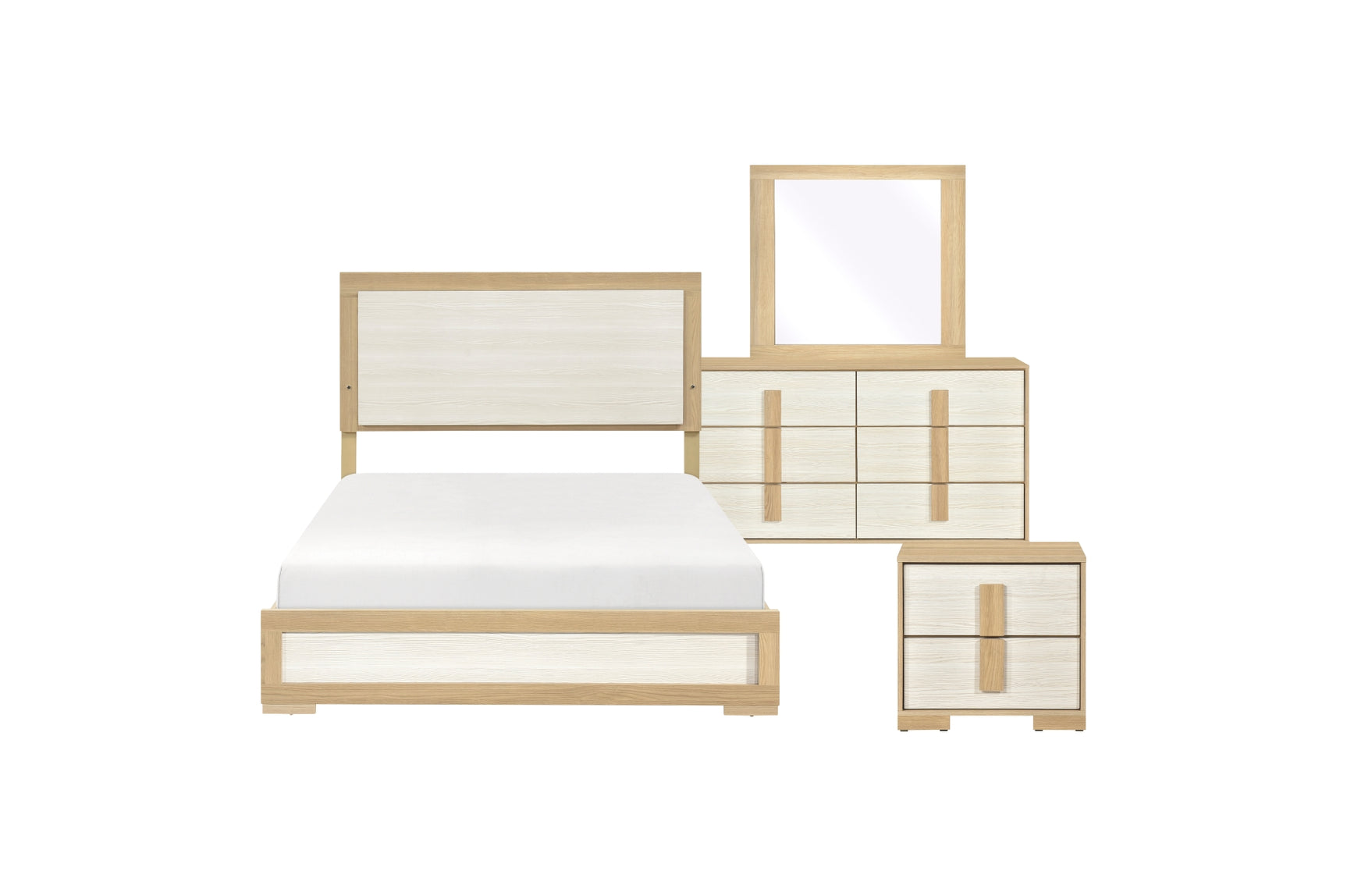 Sterling Natural Panel Bedroom Set