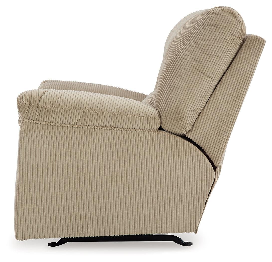SimpleJoy Sand Chenille,Velvet Recliner