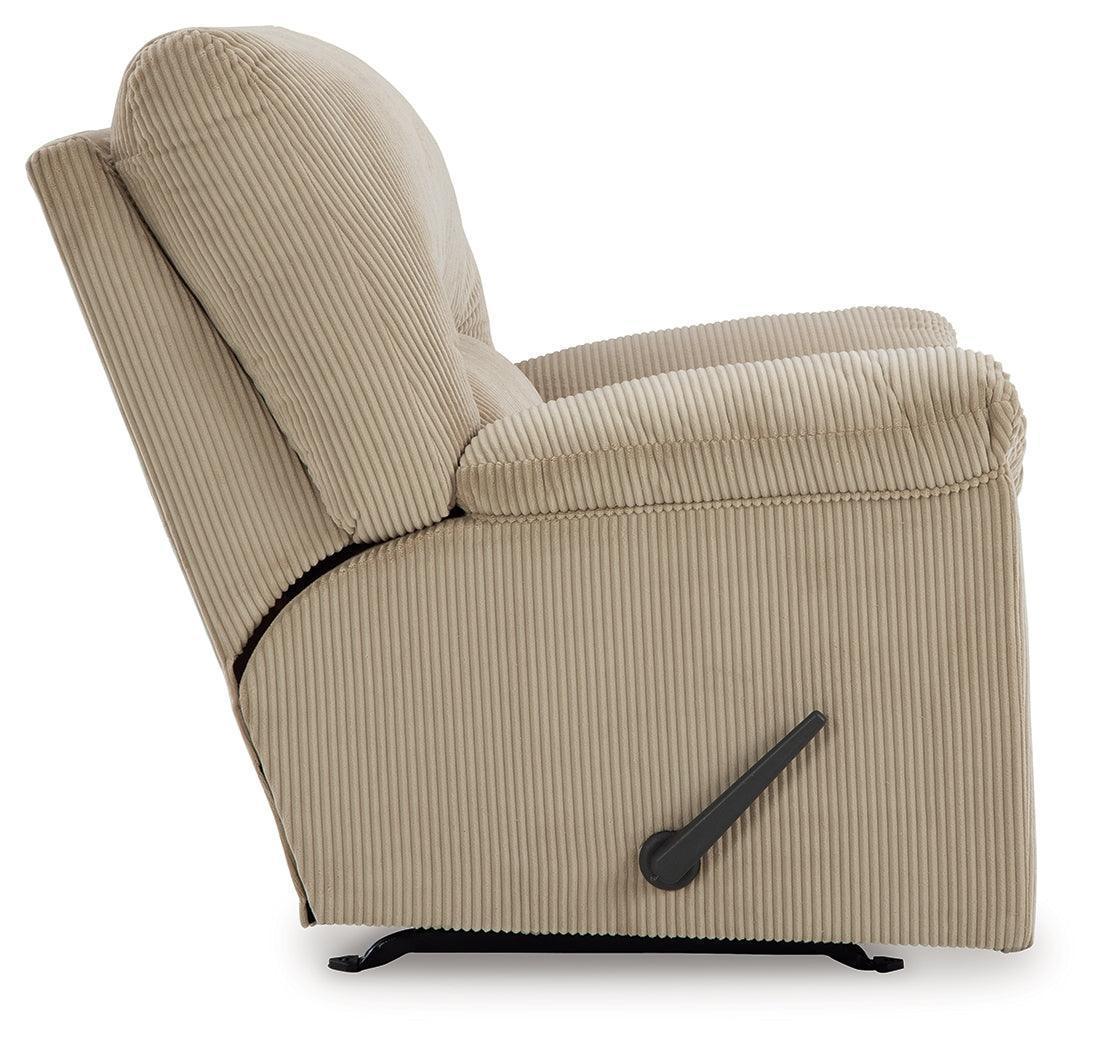 SimpleJoy Sand Chenille,Velvet Recliner
