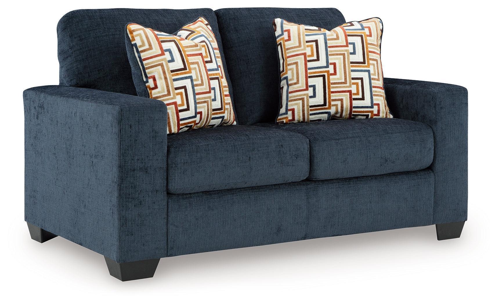 Aviemore Ink Chenille Loveseat