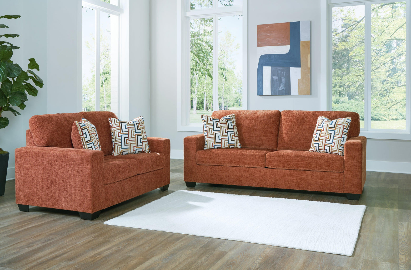 Aviemore Spice Sofa and Loveseat