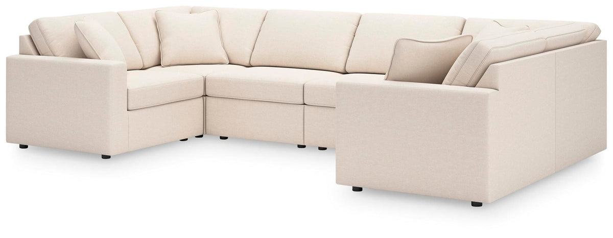 Modmax Oyster 6-Piece Sectional Sofa — angled view