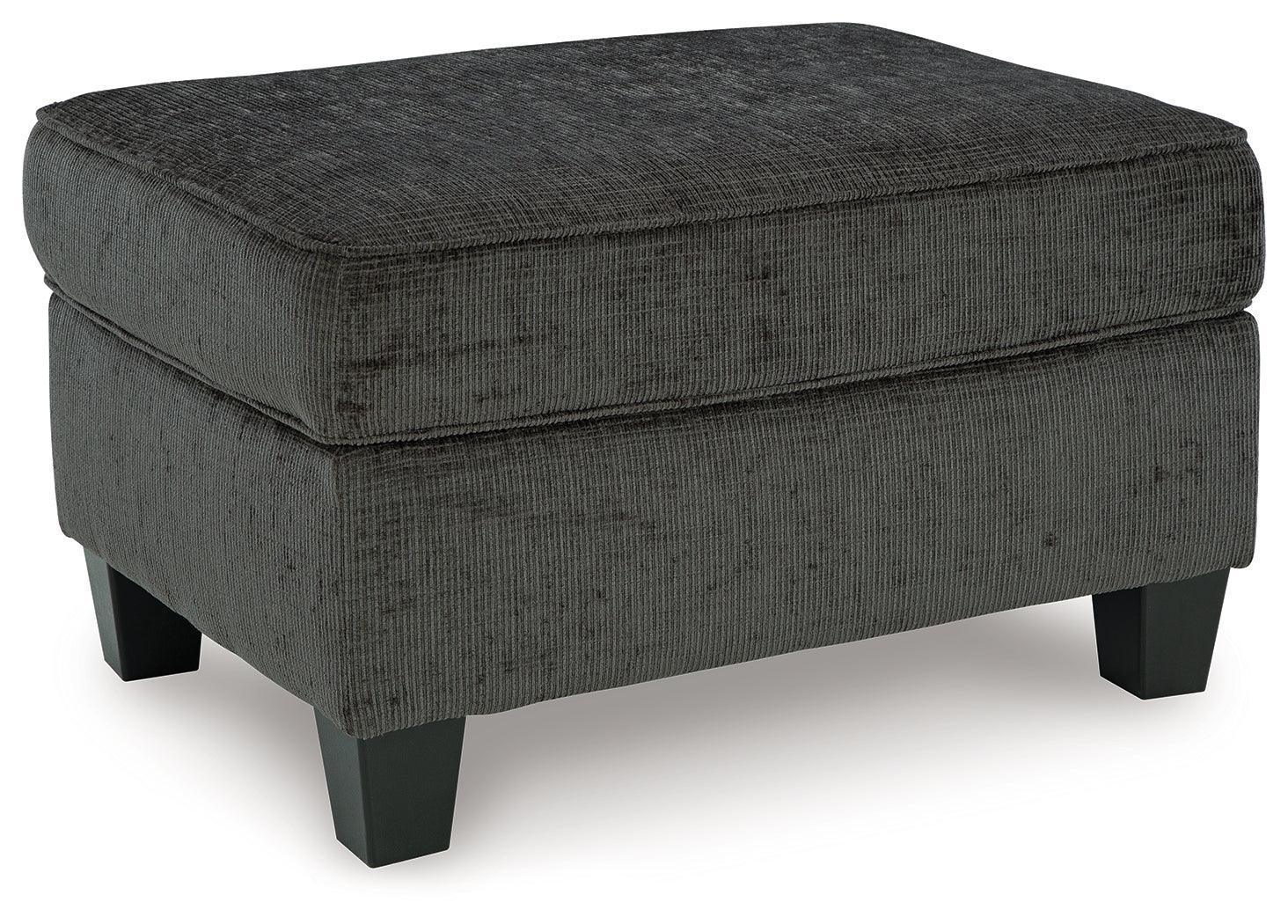 Erinslane Dusk Chenille Ottoman