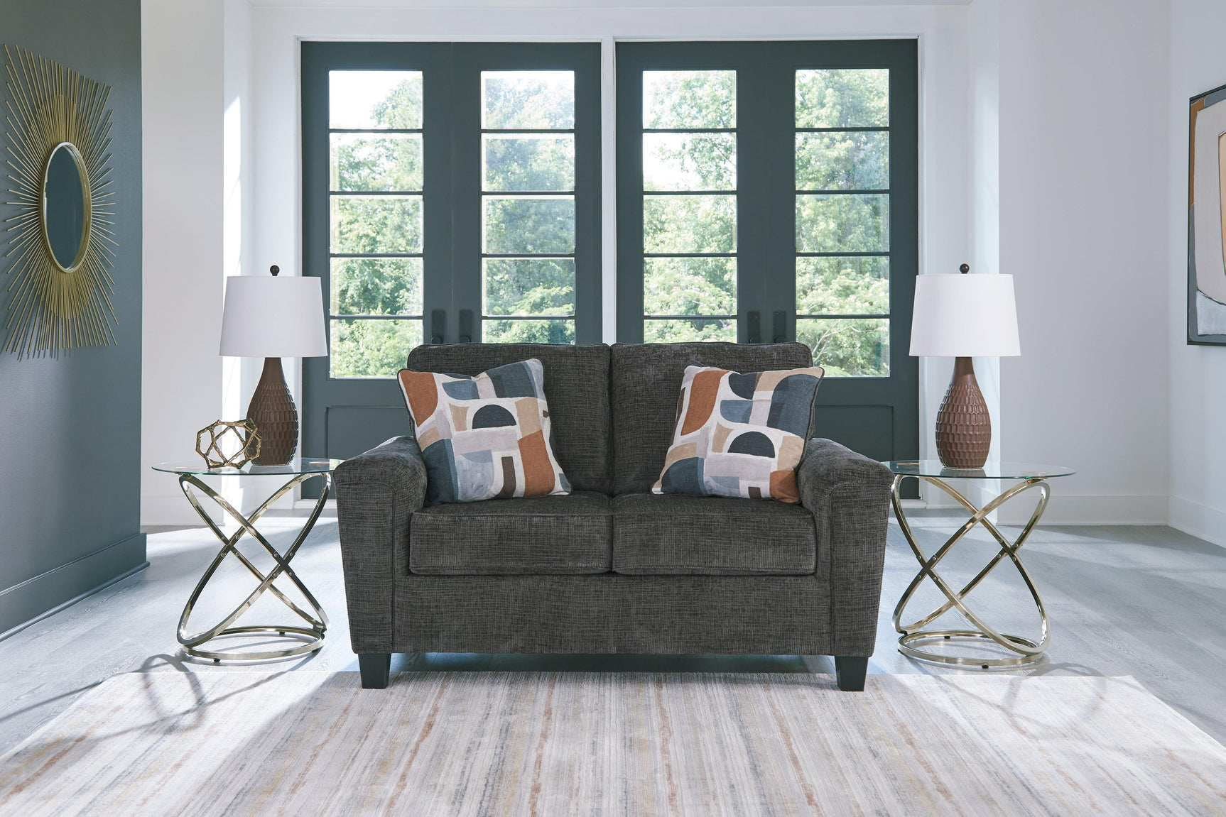 Erinslane Dusk Chenille Loveseat