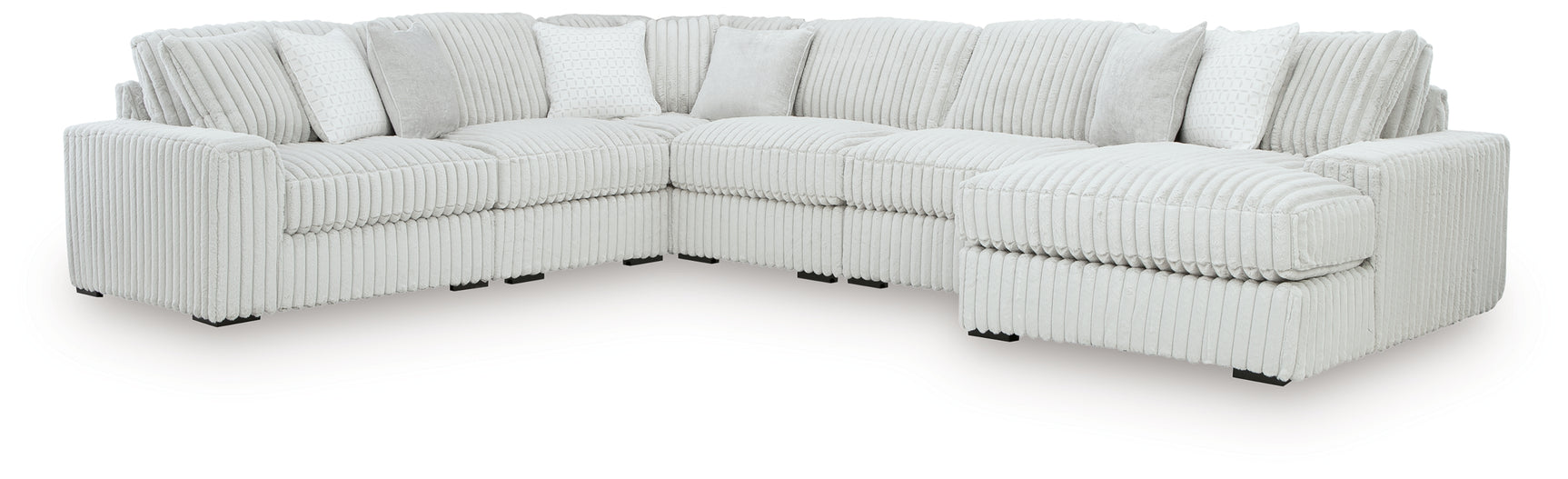 Stupendous Alloy 6-Piece Sectional with Chaise