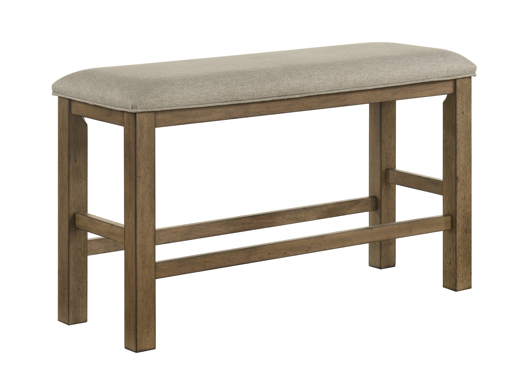 Cockrell Light Brown Rectangular Counter Height Set