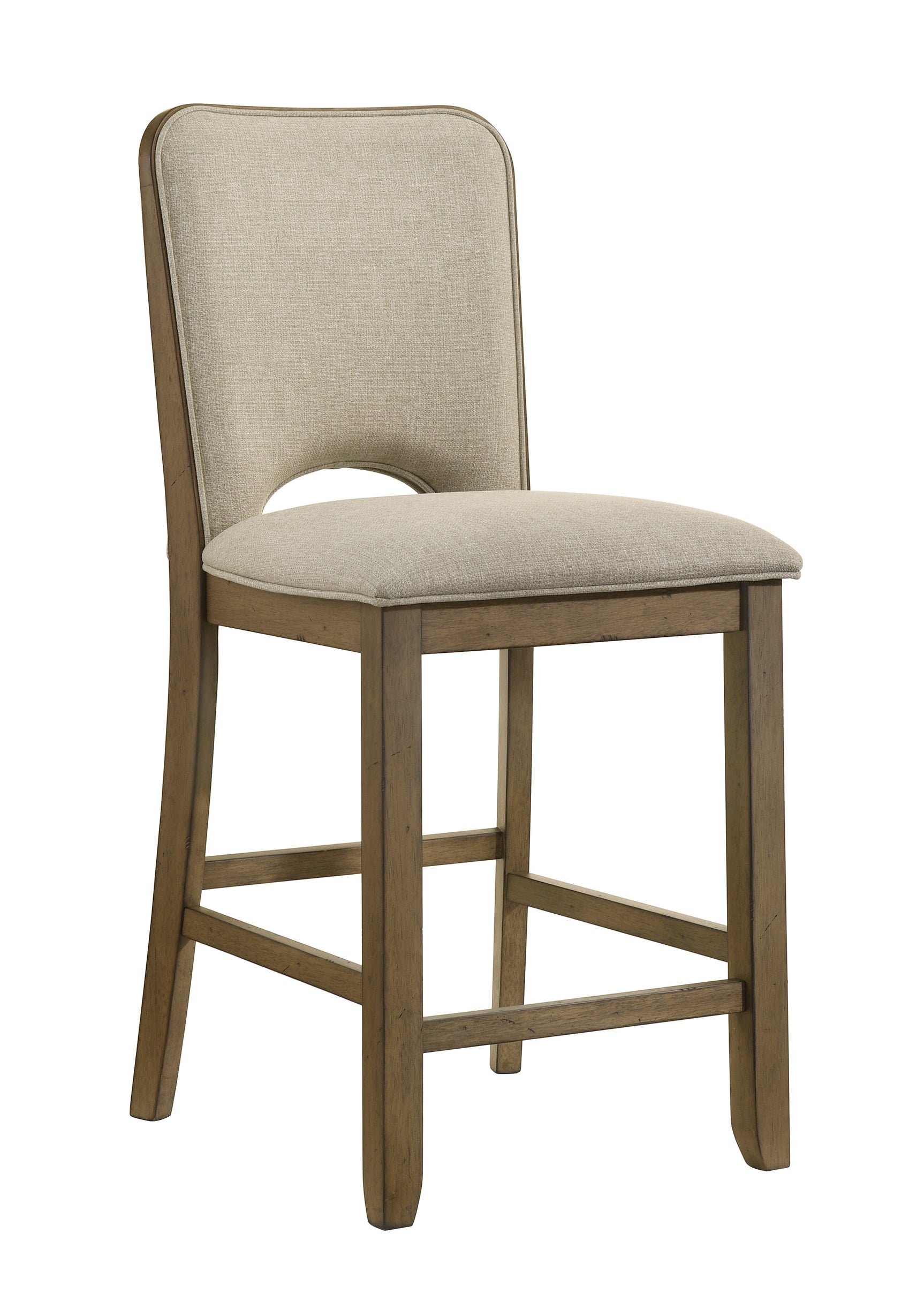Cockrell Light Brown Rectangular Counter Height Set