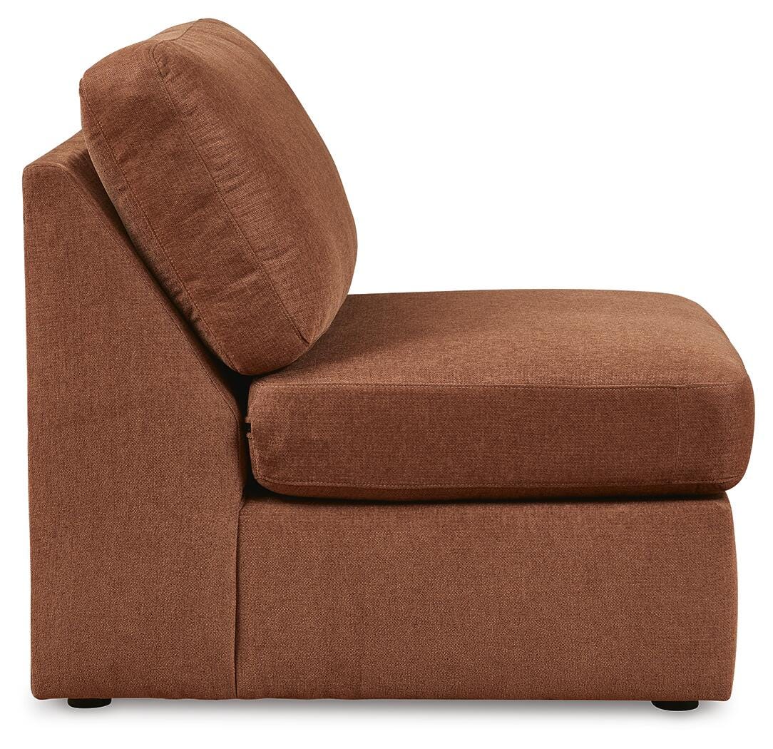 Modmax Spice 4-Piece Sectional with Ottoman — side view