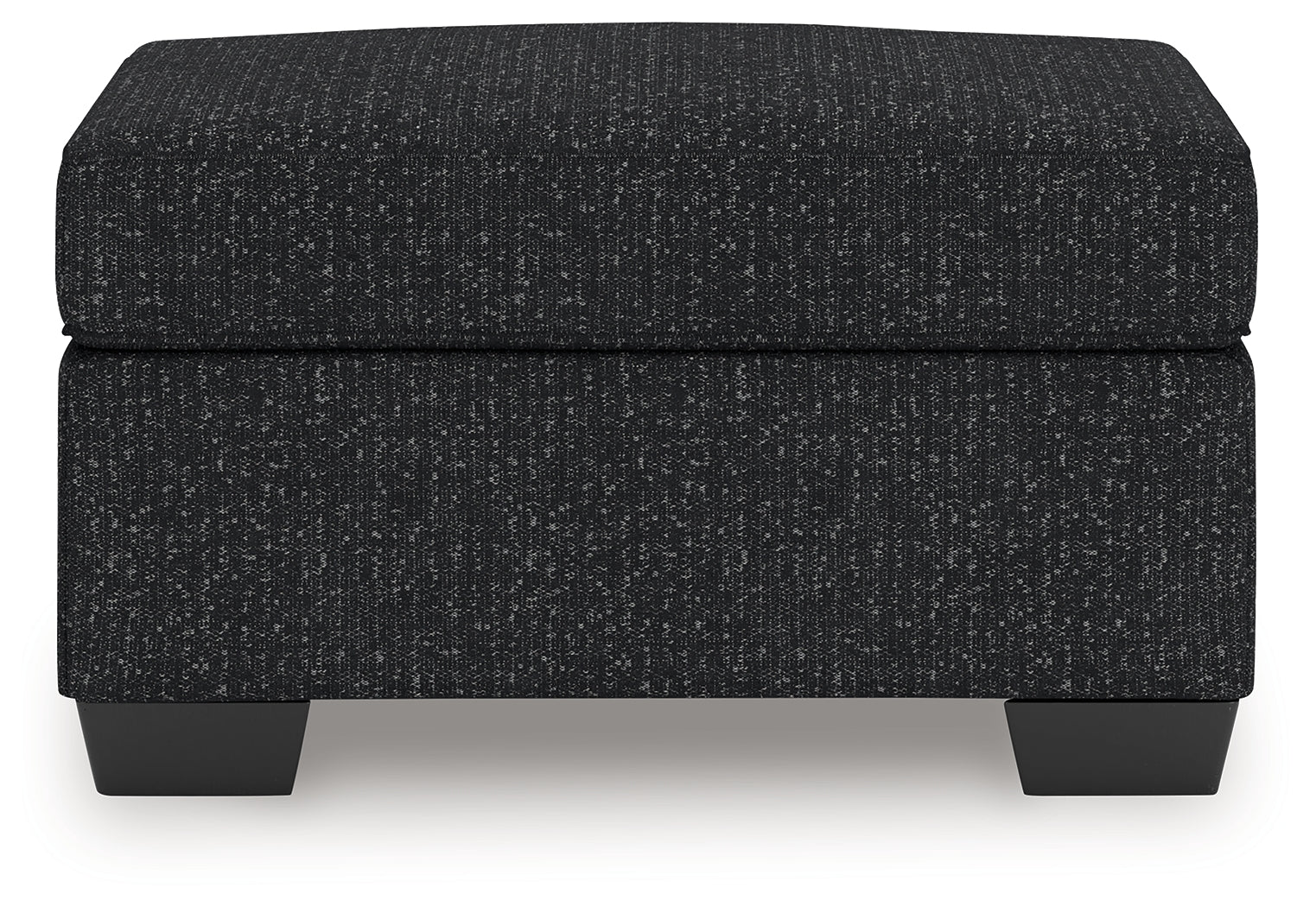 Jasmine Peaks Coal Chenille Ottoman