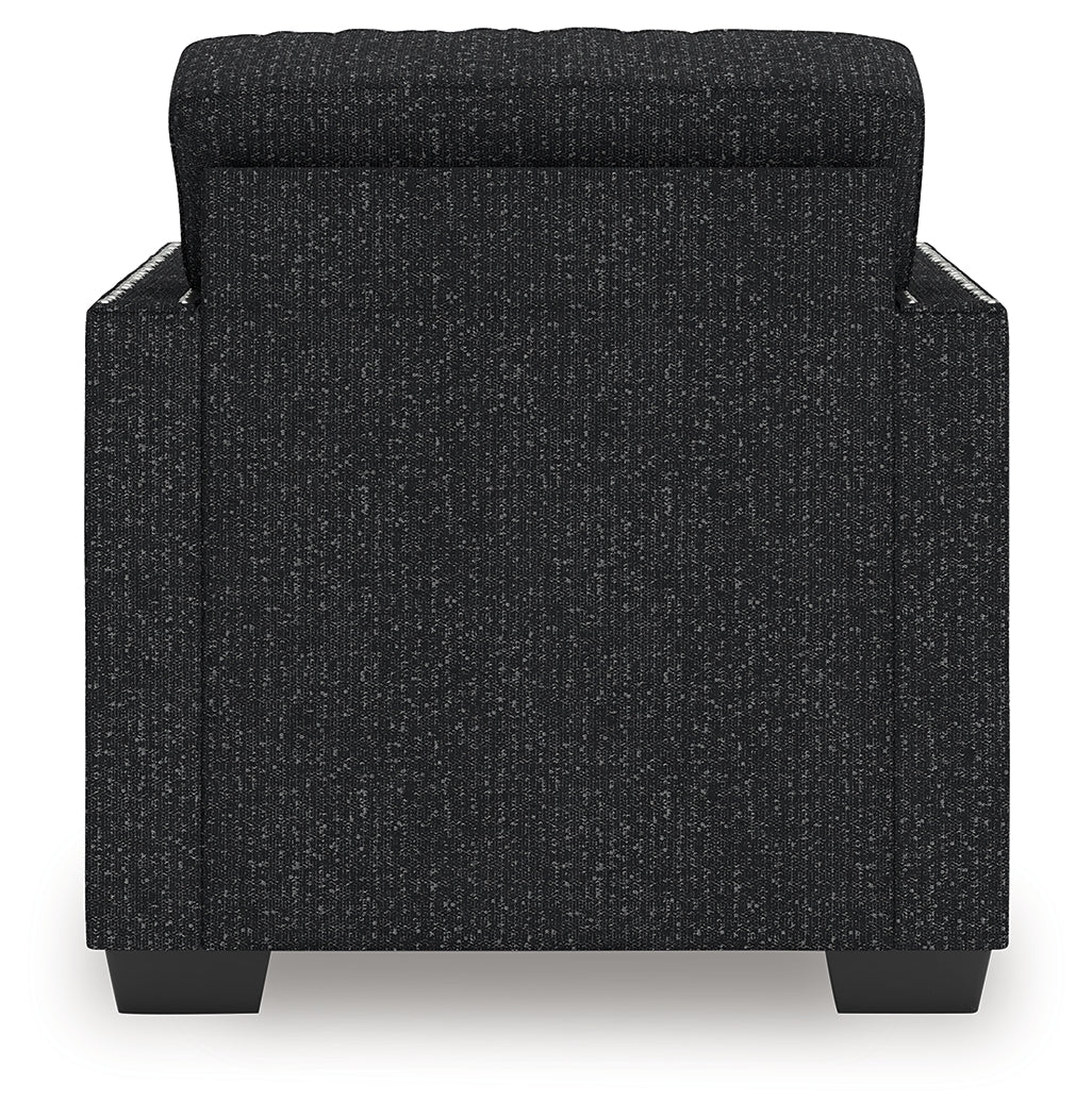 Jasmine Peaks Coal Chenille Chair