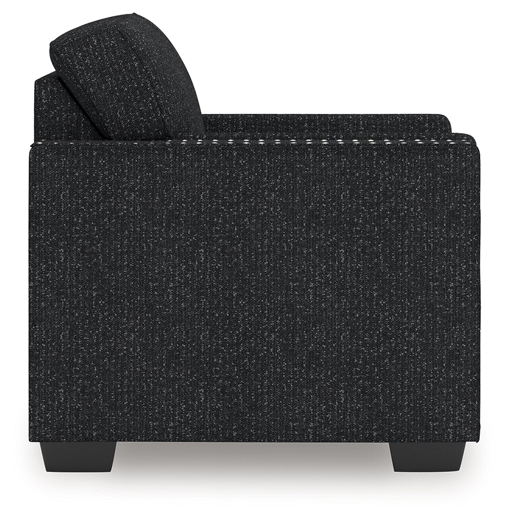 Jasmine Peaks Coal Chenille Chair