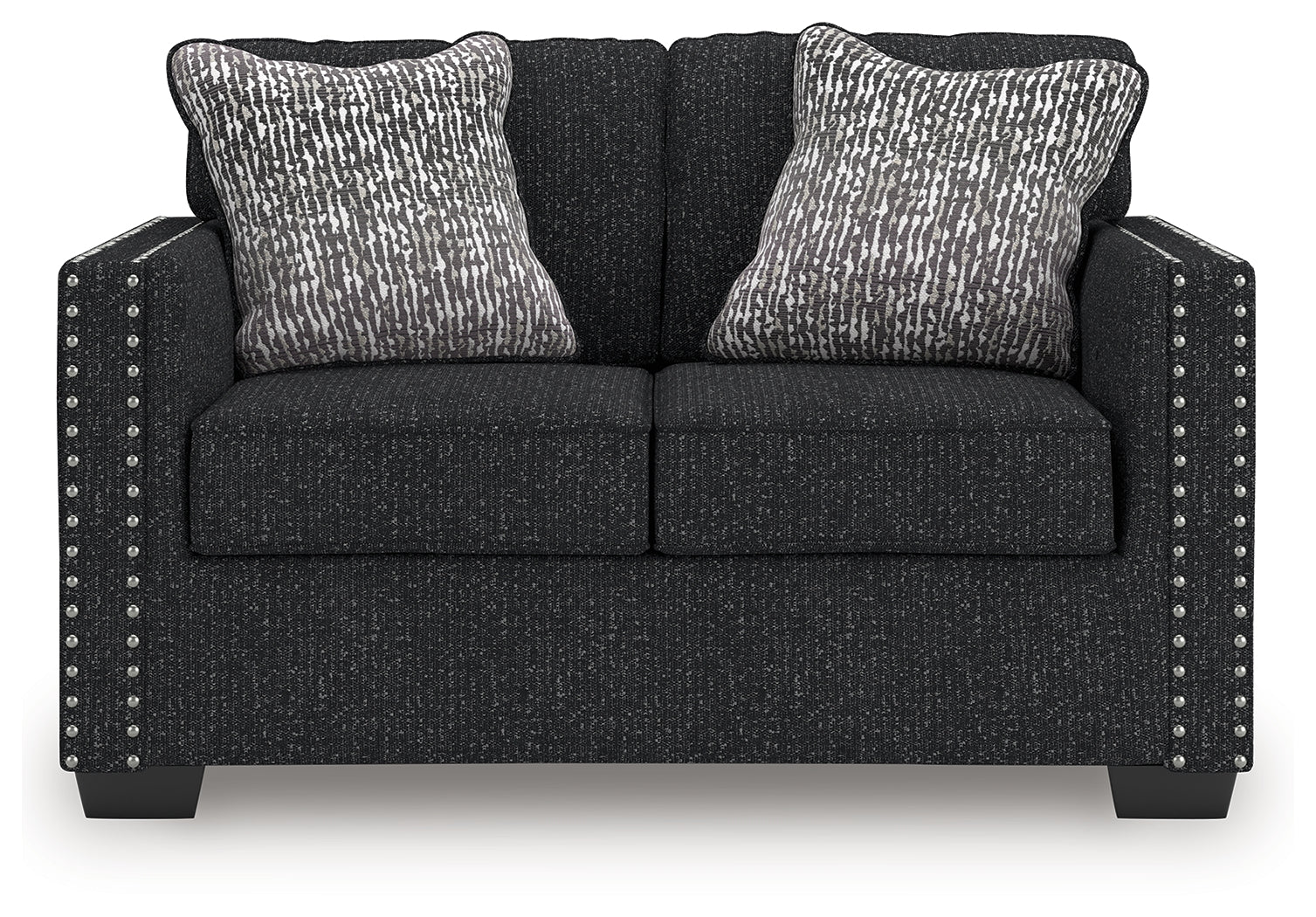 Jasmine Peaks Coal Chenille Loveseat