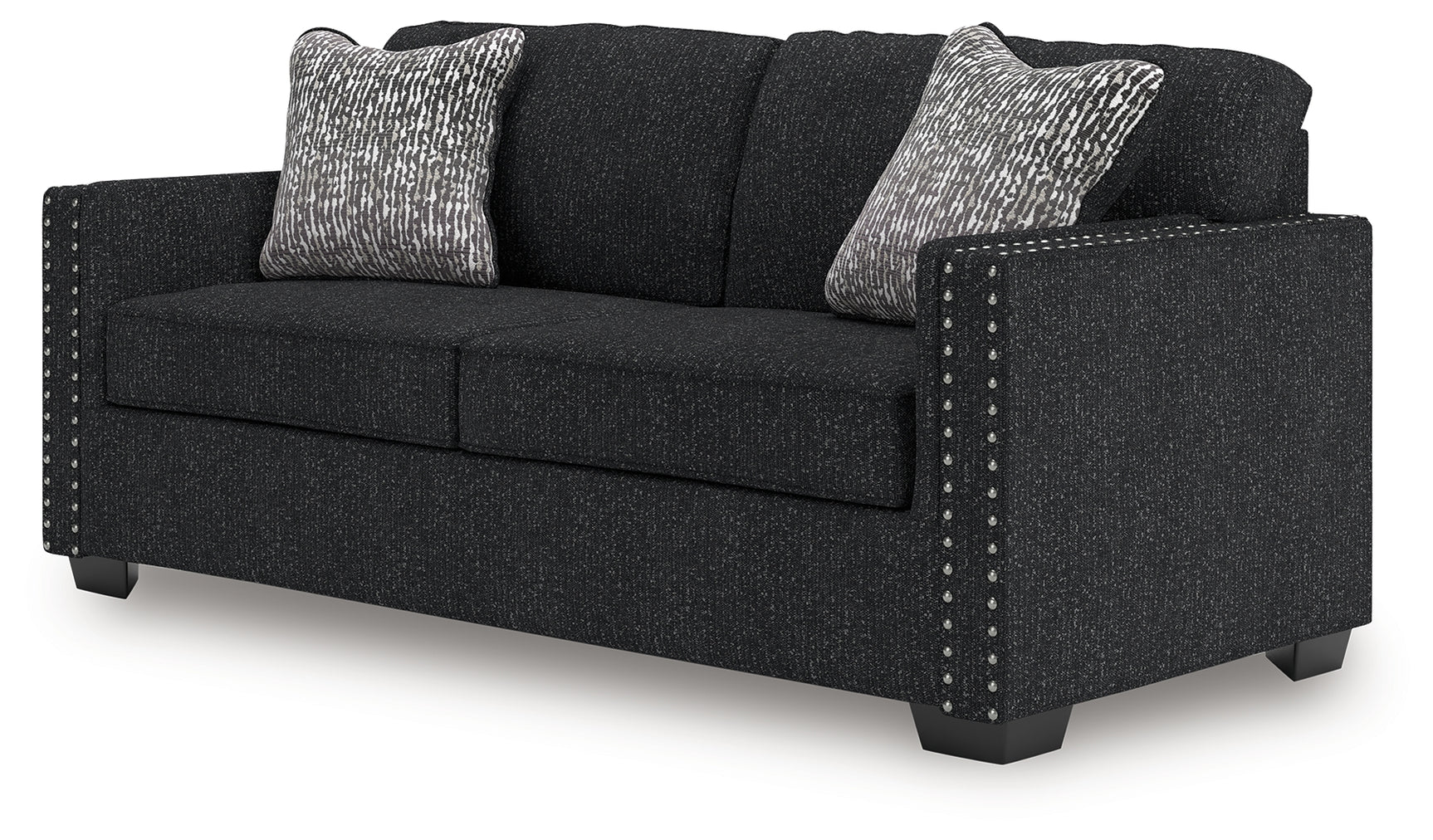 Jasmine Peaks Coal Chenille Sofa