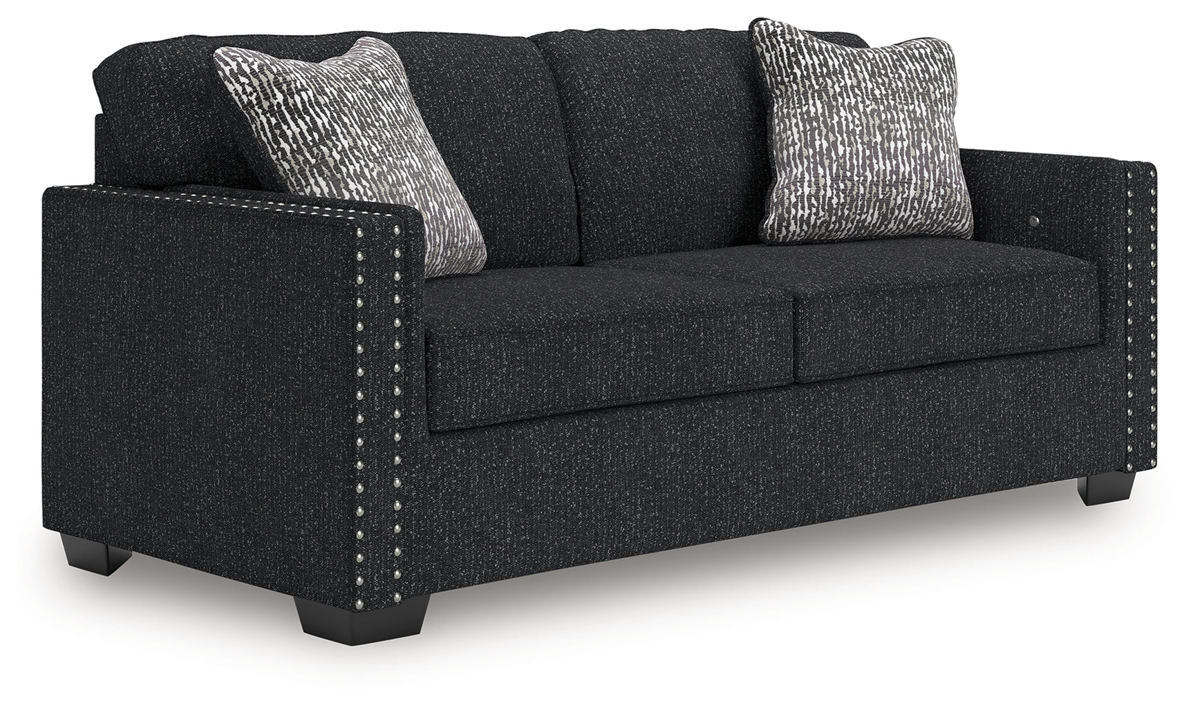 Jasmine Peaks Coal Chenille Sofa