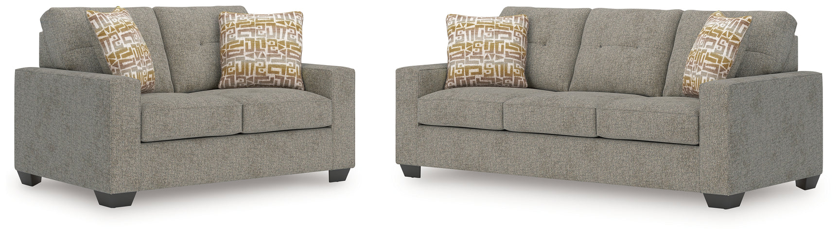Larimer Iron Sofa and Loveseat